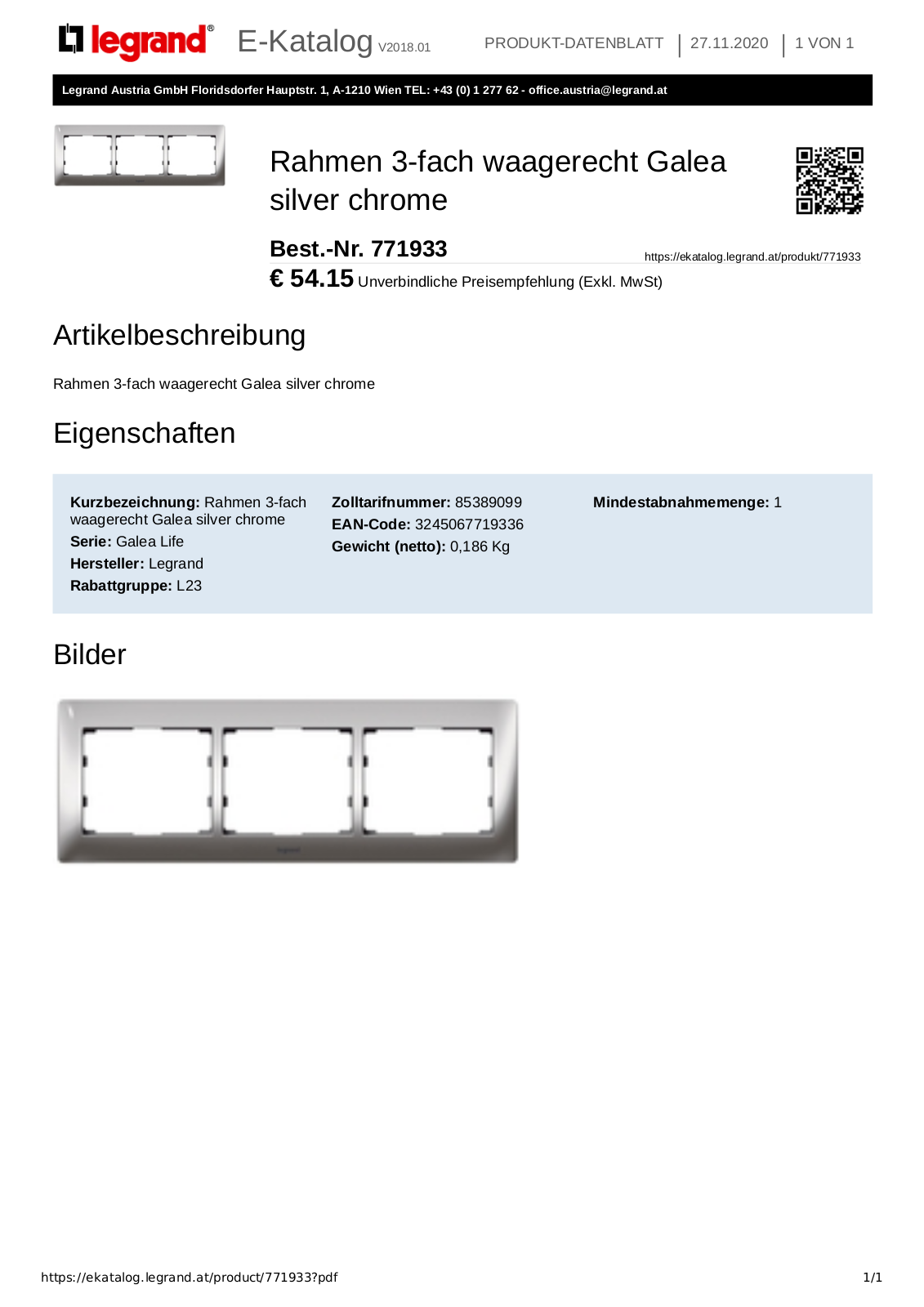 Legrand 771933 User Manual