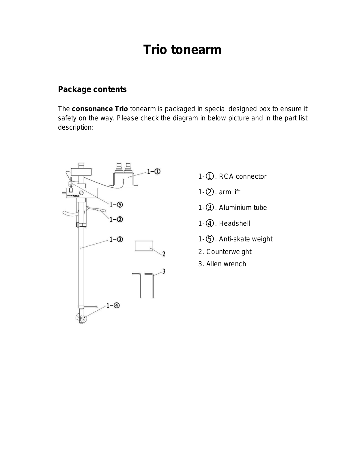 Consonance Trio User guide - ManualMachine.com