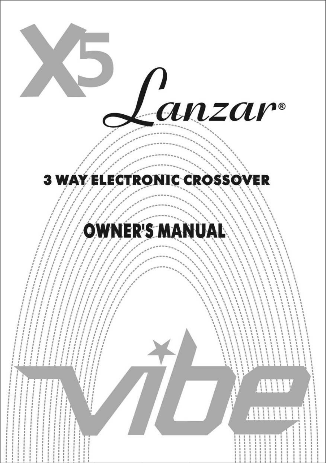 Lanzar VIBE X5 Owners Manual