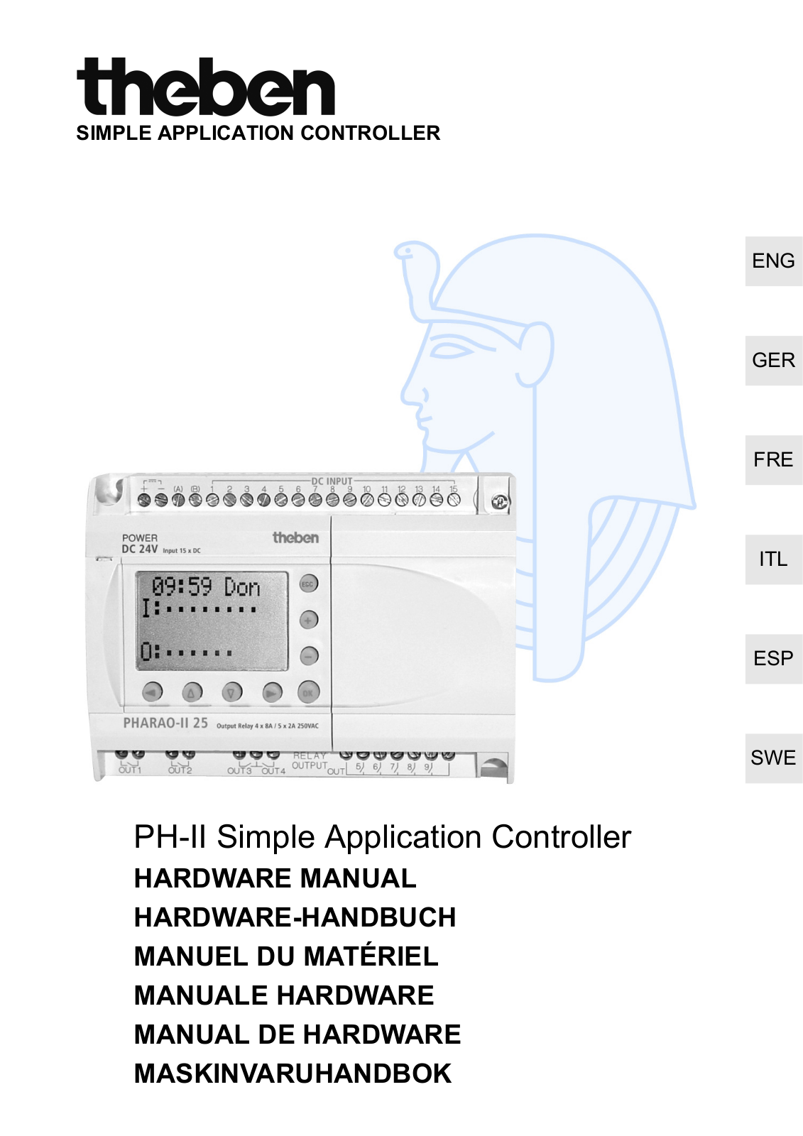 Theben PH-II Series, Pharao-II 4AR, Pharao-II 4AT, Pharao-II 25, Pharao-II 14 Hardware Manual