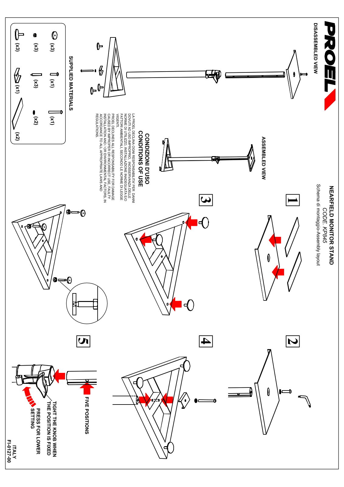 Proel KP845 Drawing