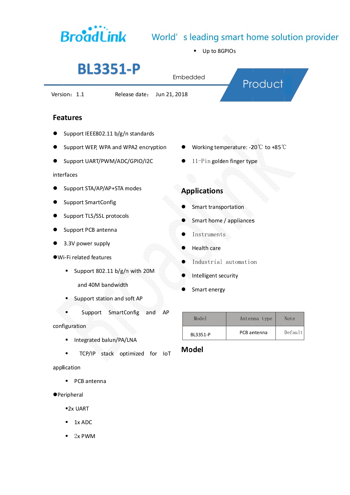 Hangzhou Gubei Electronics Technology BL3351 P User Manual