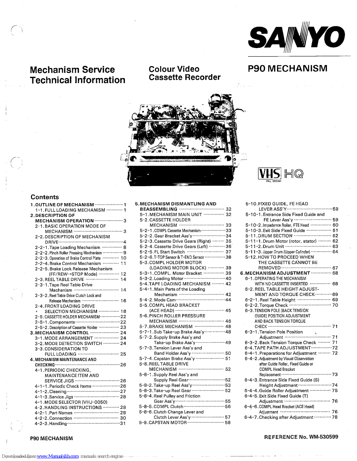 Sanyo P90 Technical Information - ManualMachine.com