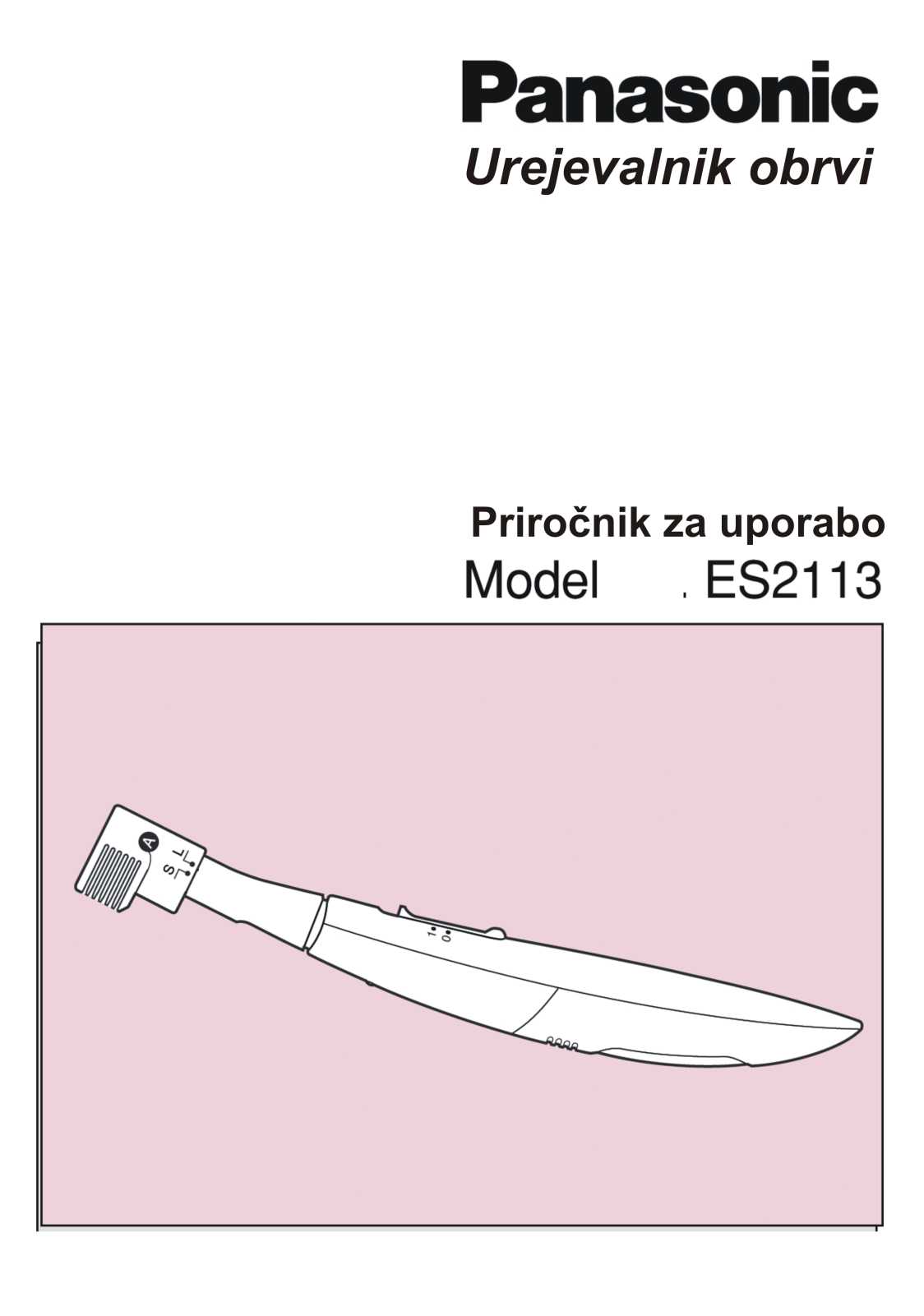 Panasonic ES-2113 User Manual