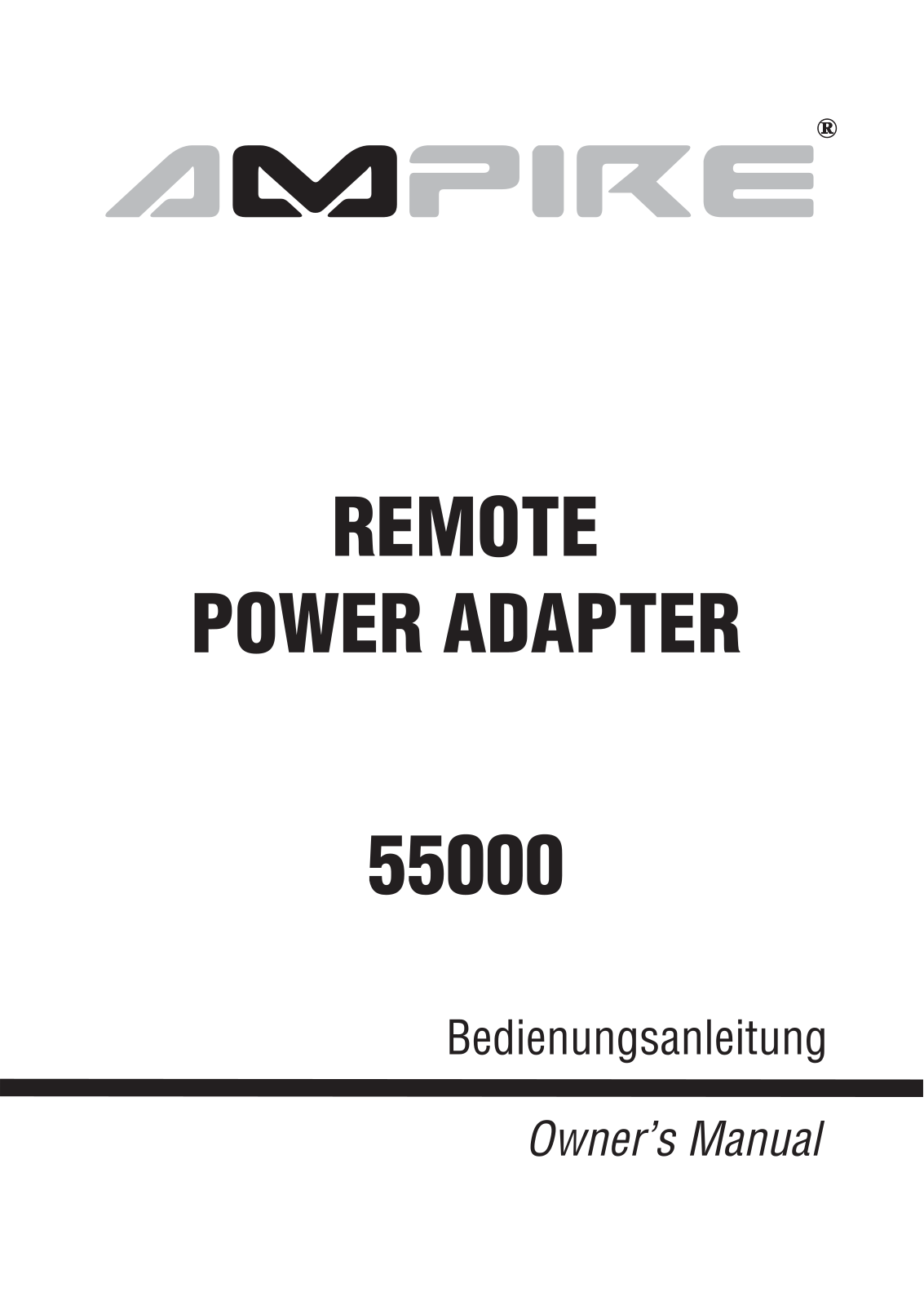 Ampire 55000 User manual - ManualMachine.com