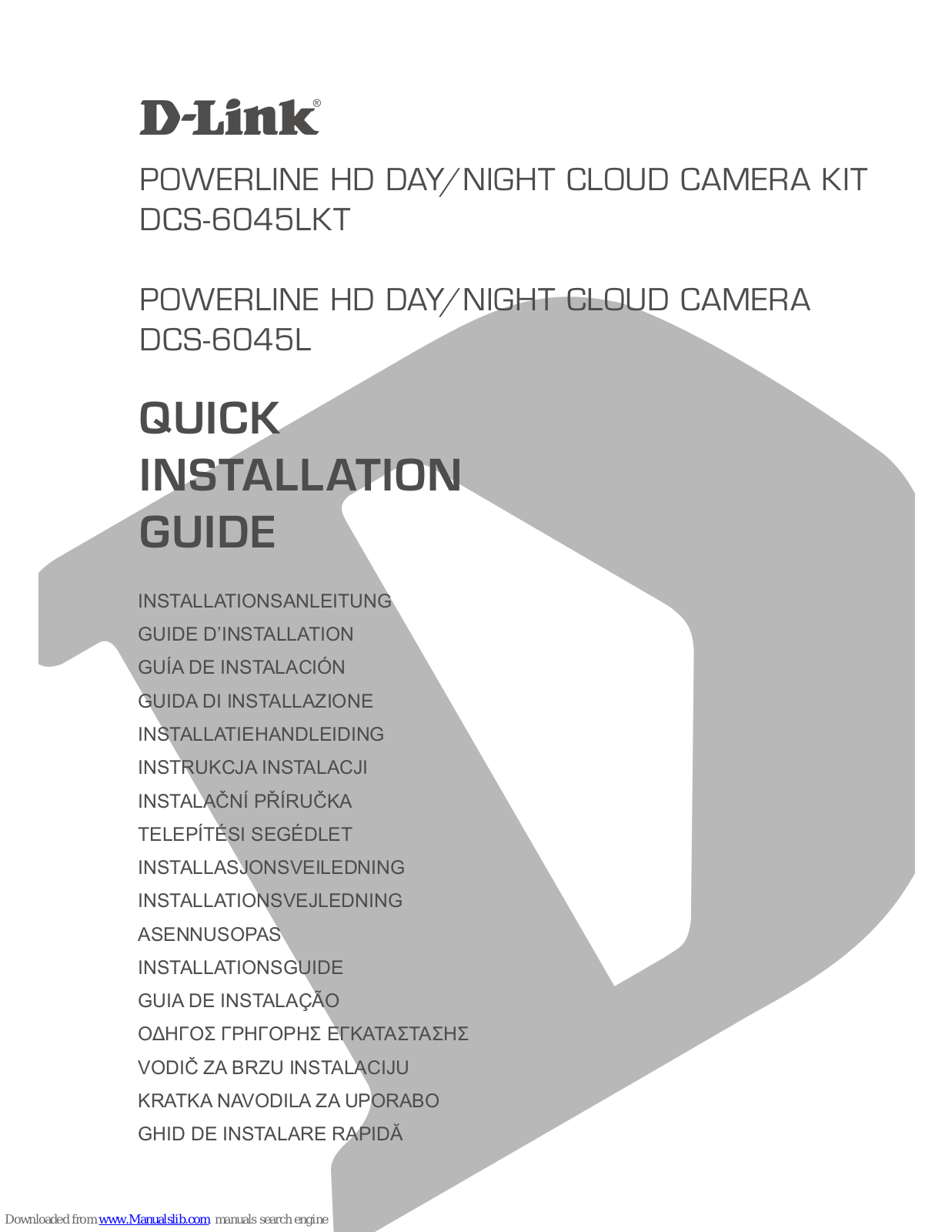 D-Link DCS-6045L, dcs-6045lkt Quick Installation Manual