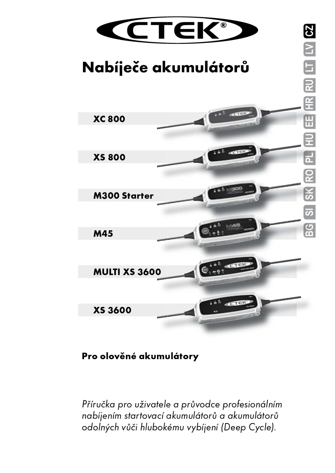 CTEK 1047, XS 800 User guide