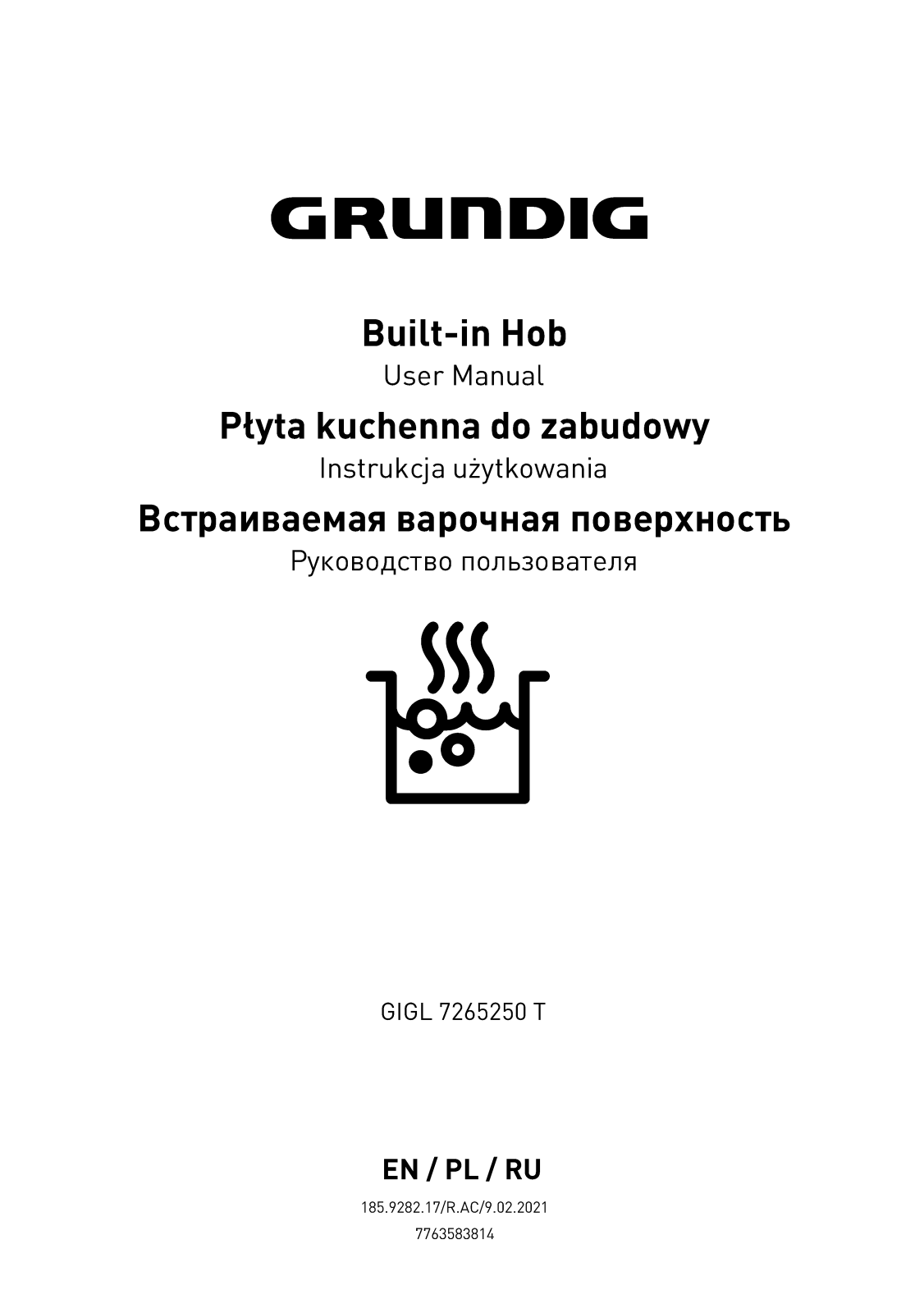 GRUNDIG GIGL 7265250 T User Manual