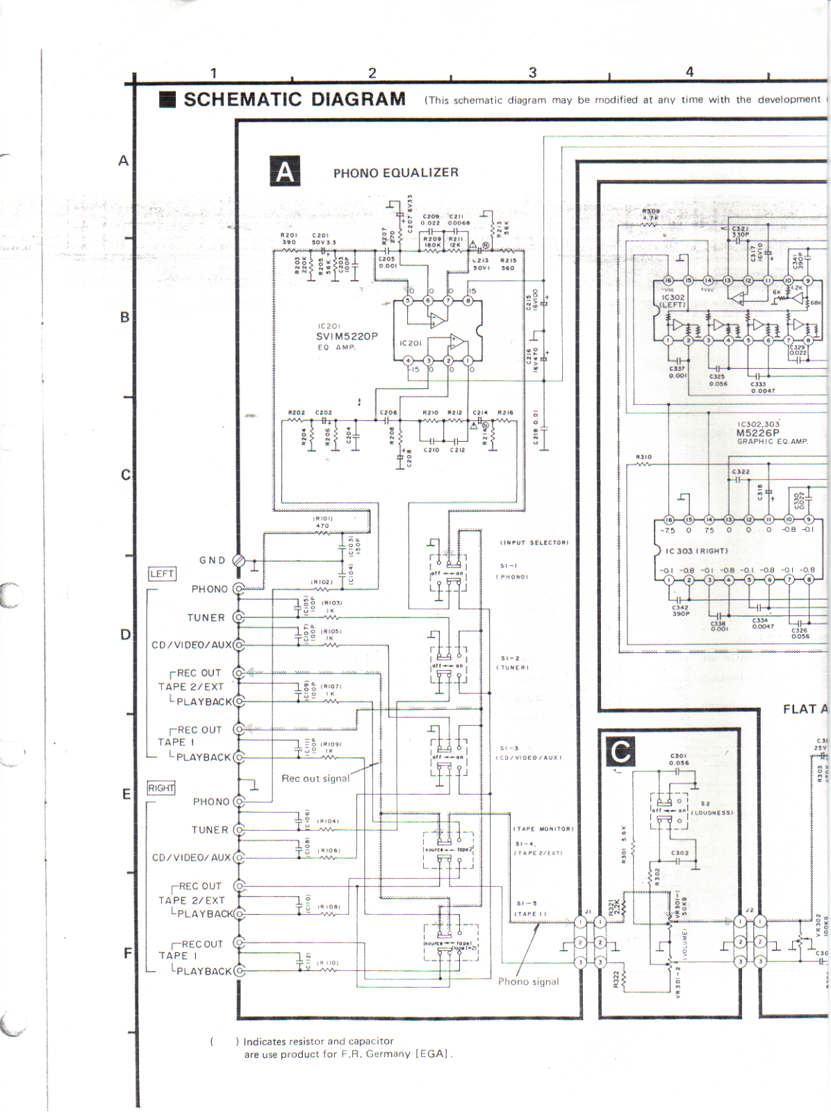 Technics SUZ-450 Schematic