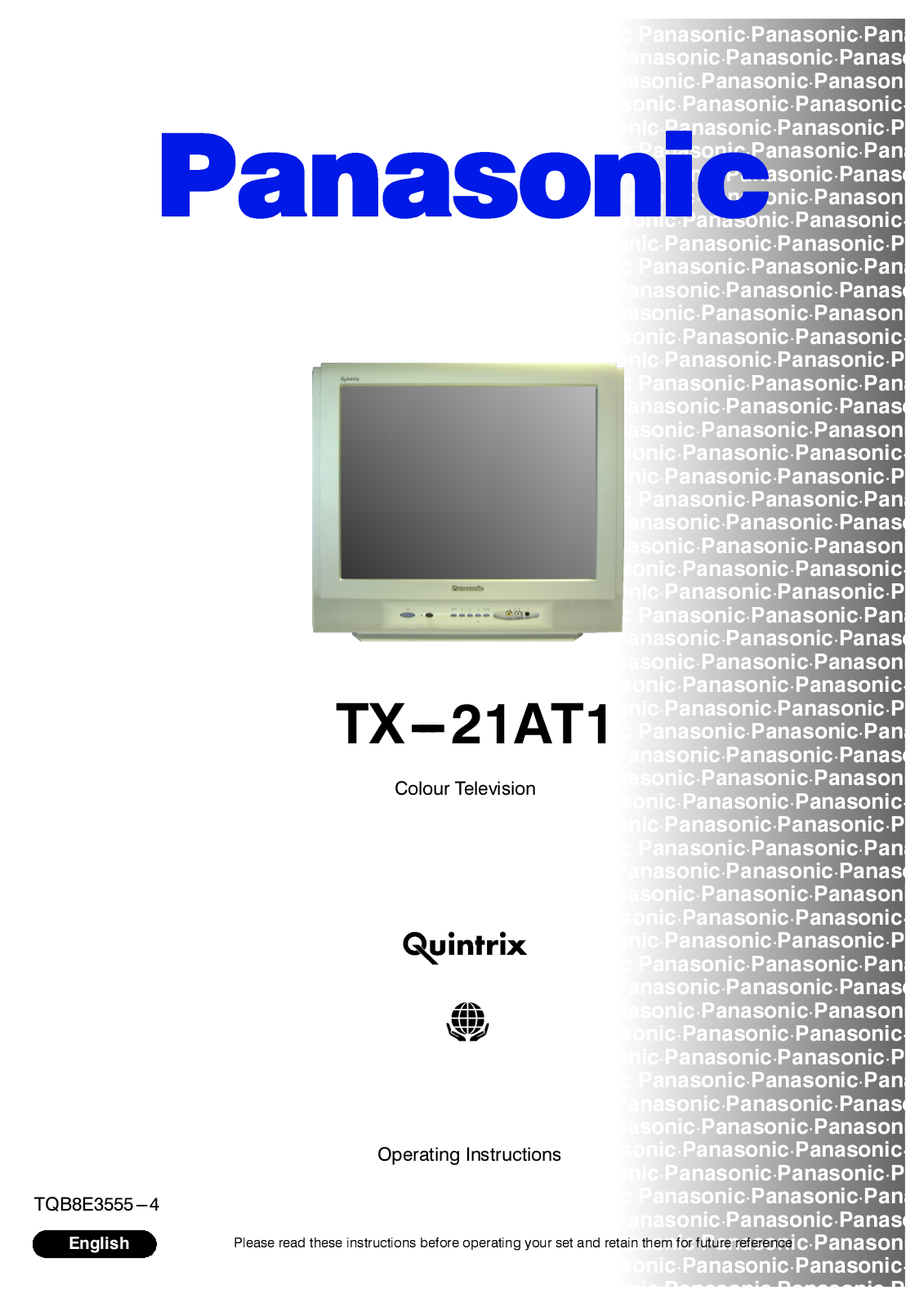 Panasonic TX-21AT1 User Manual