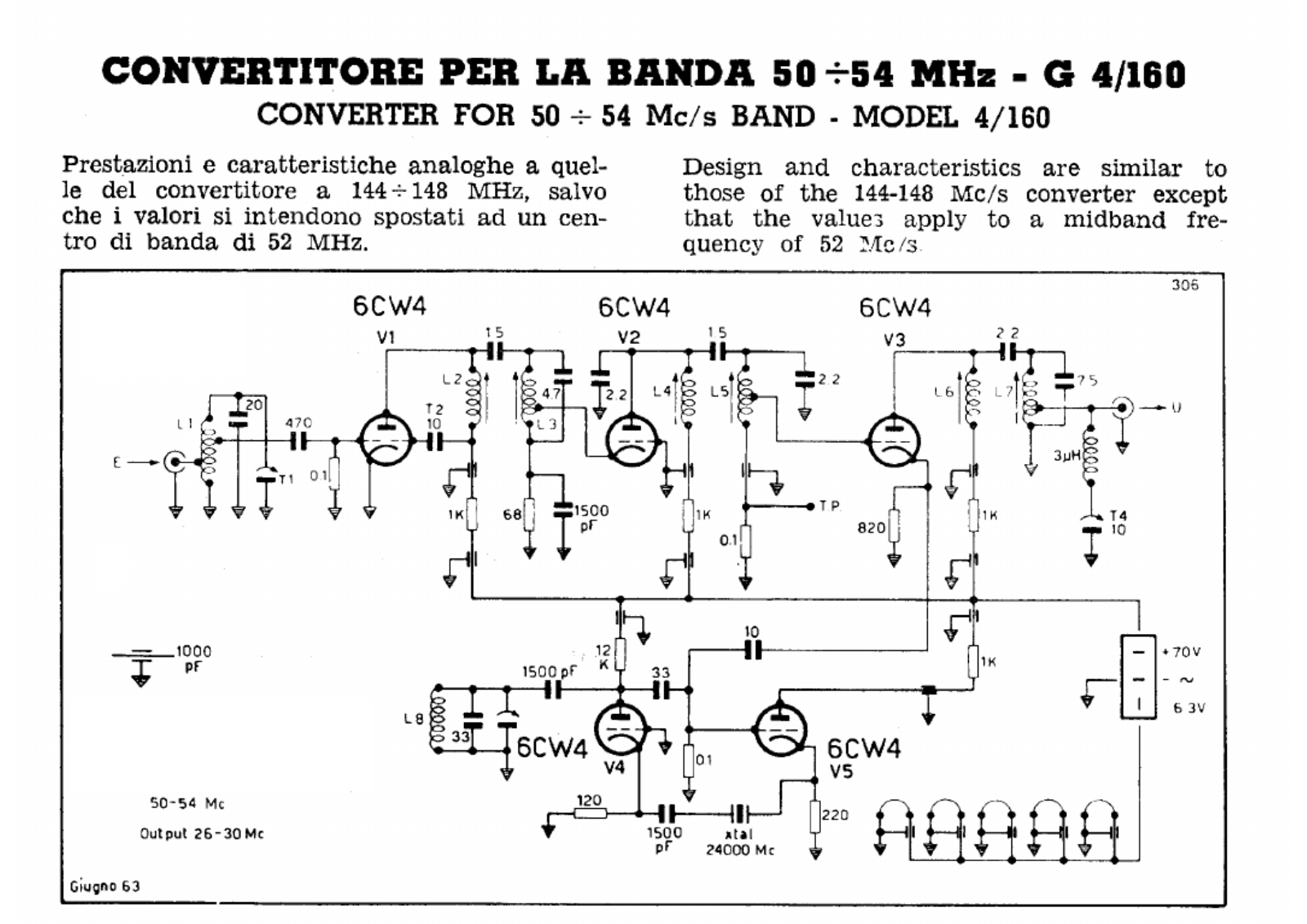 Geloso g4 160 schematic