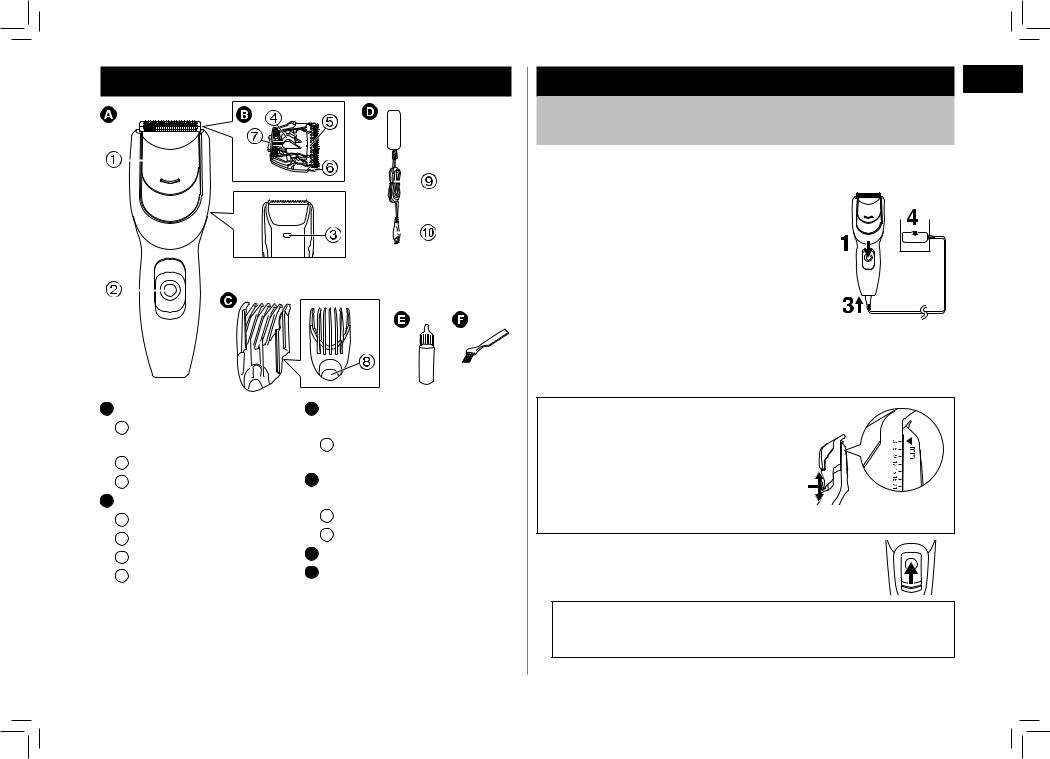 Panasonic ER-GC20 User Manual