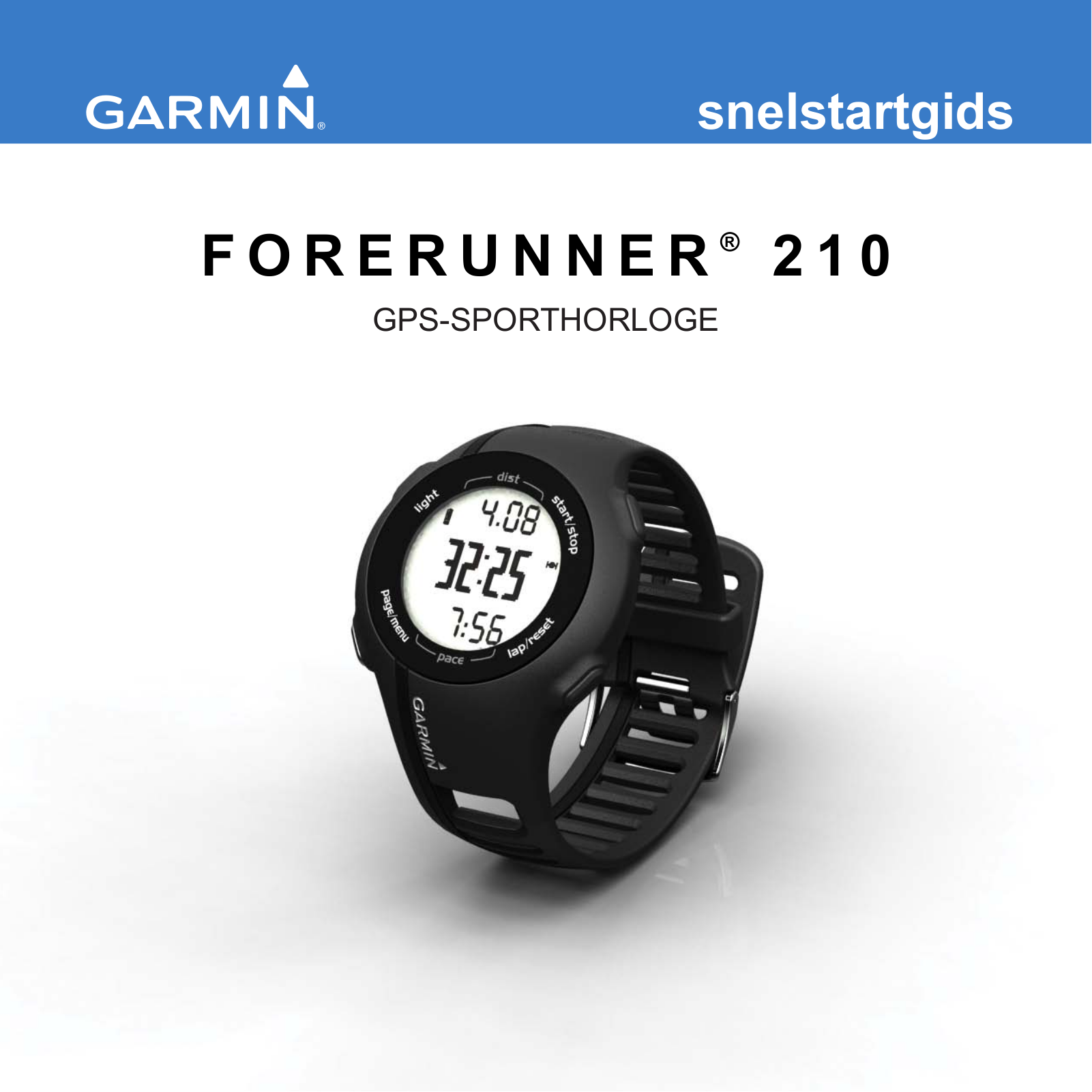 Garmin Forerunner 210 Quick Start Guide