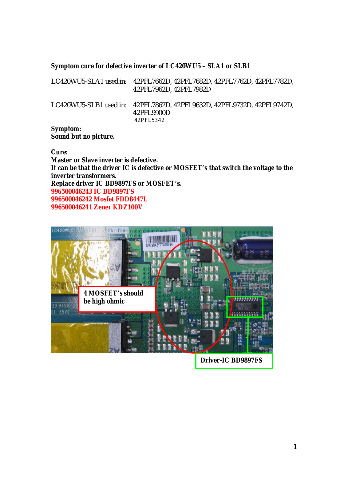 Philips 42PFL5332, 42PFL7932 Schematic - ManualMachine.com