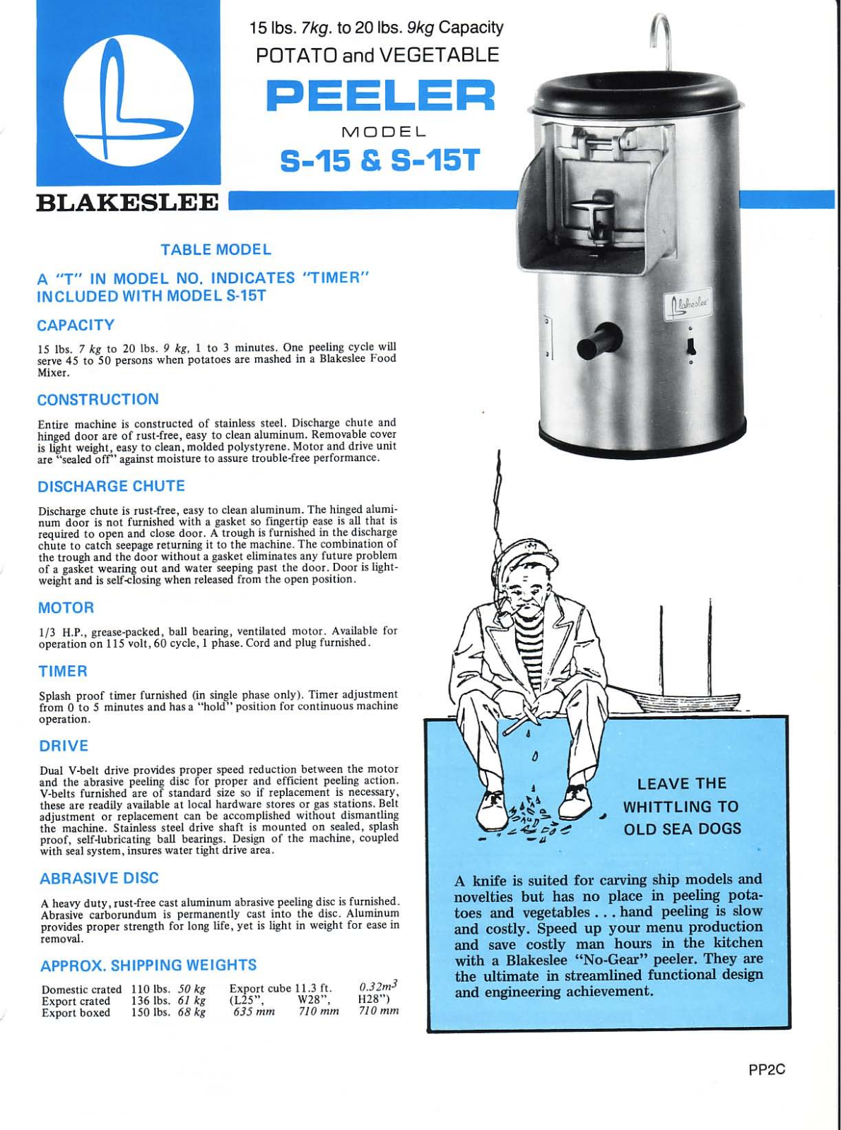 Blakeslee S-15T User Manual