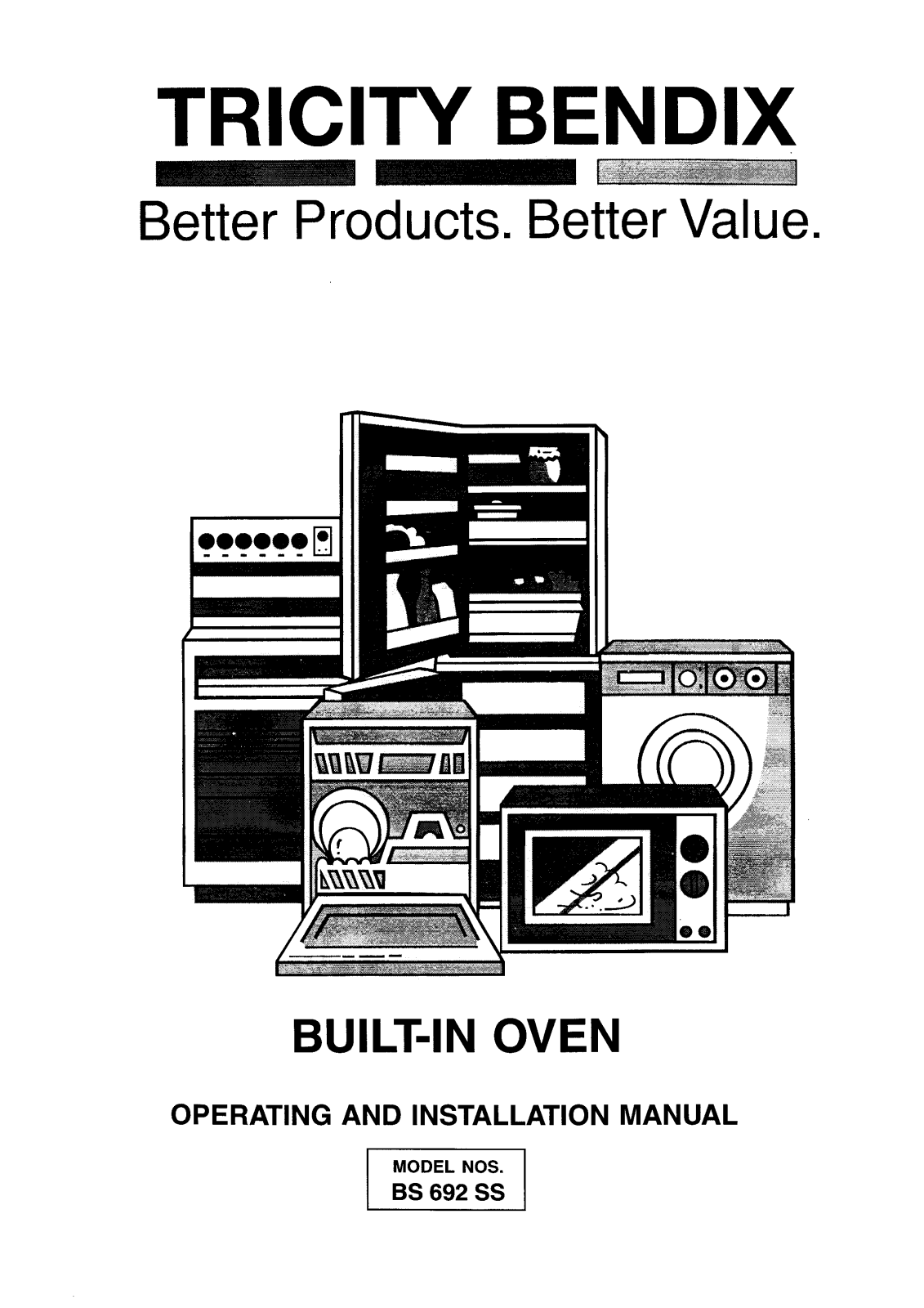 TRICITY BENDIX BS692SS User Manual