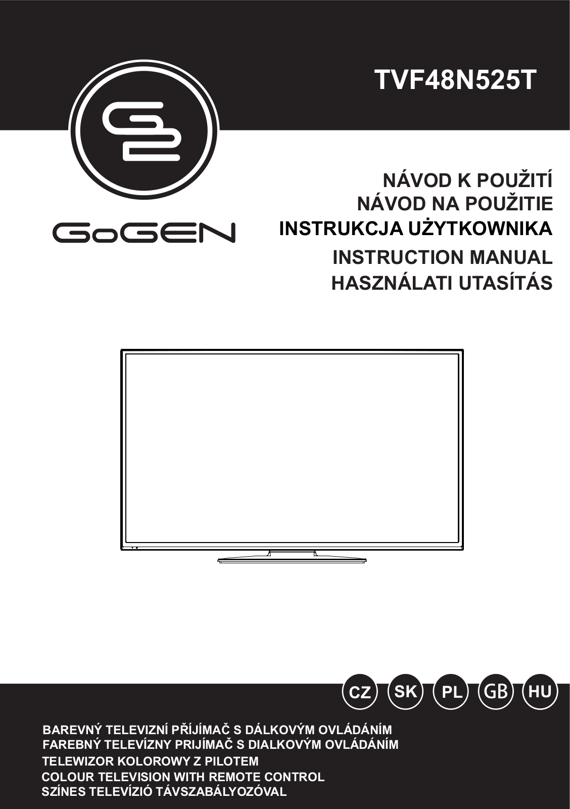 GoGEN TVF 48N525T User Manual