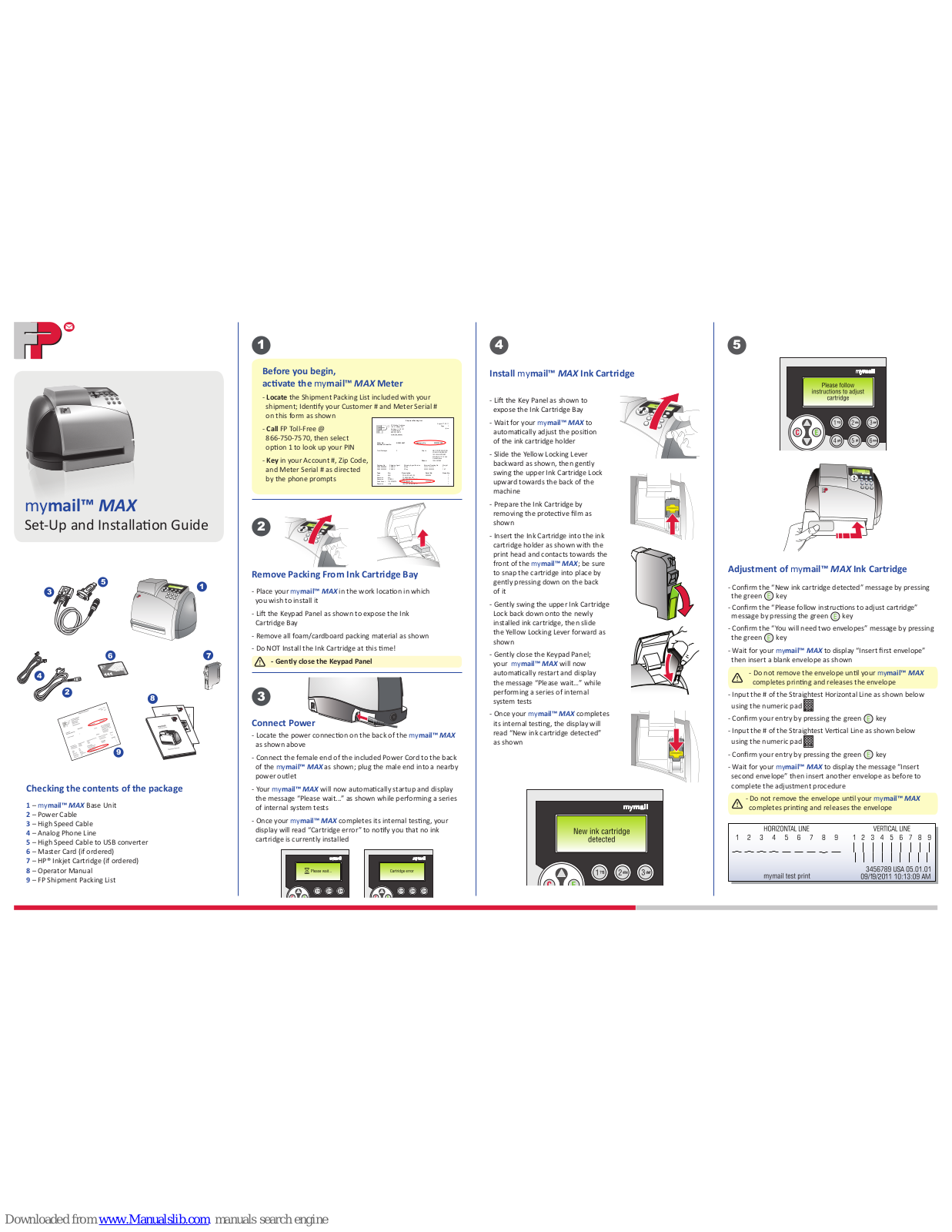 FP mymail MAX Setup And Installation Manual