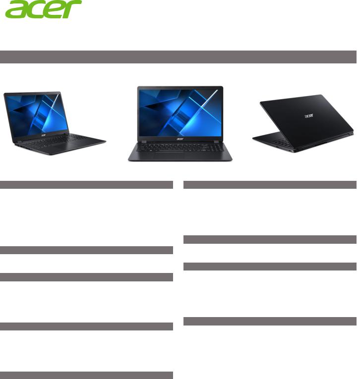 Acer EX215-52-38Q7 User manual
