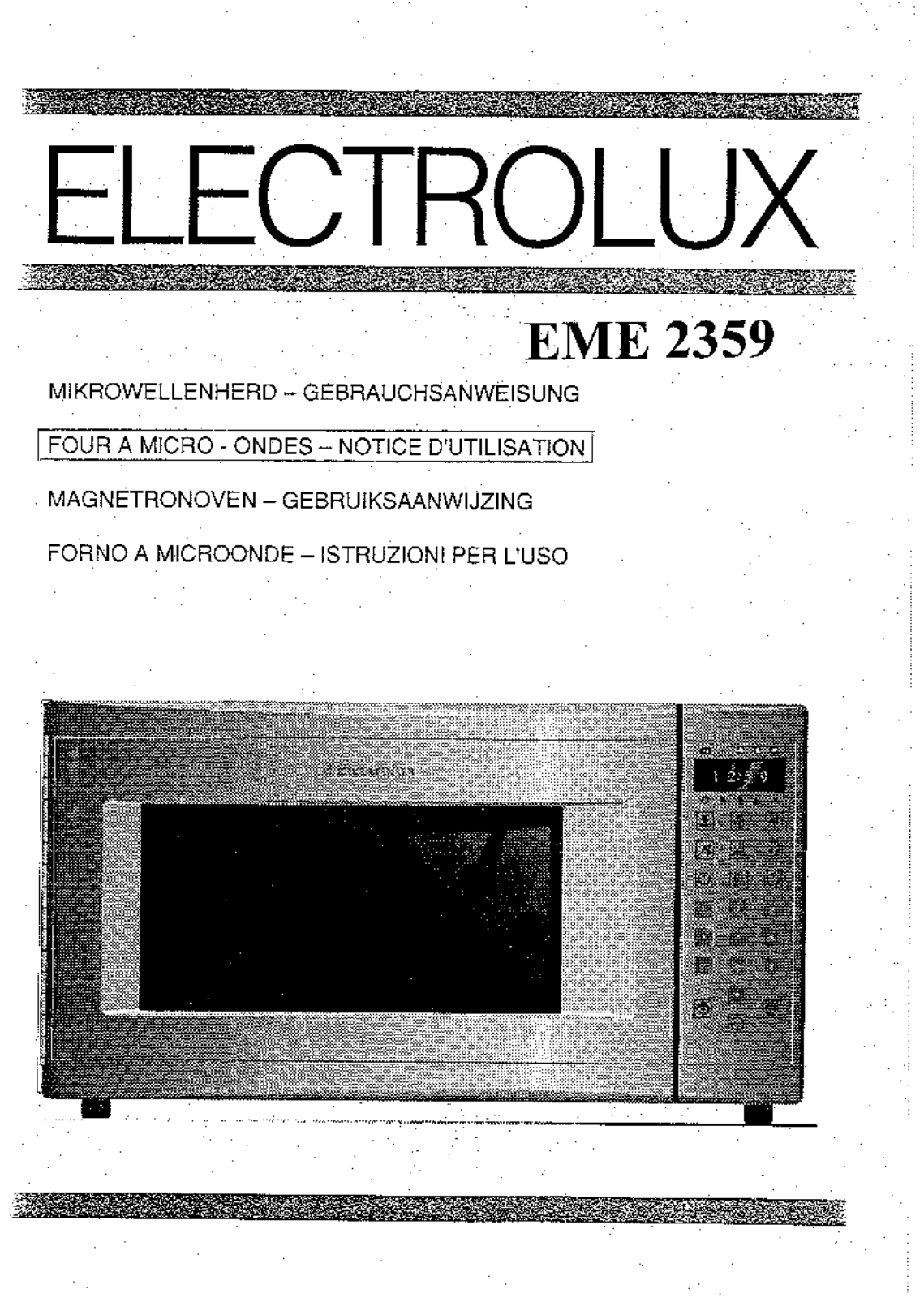 electrolux EME2359 User Manual