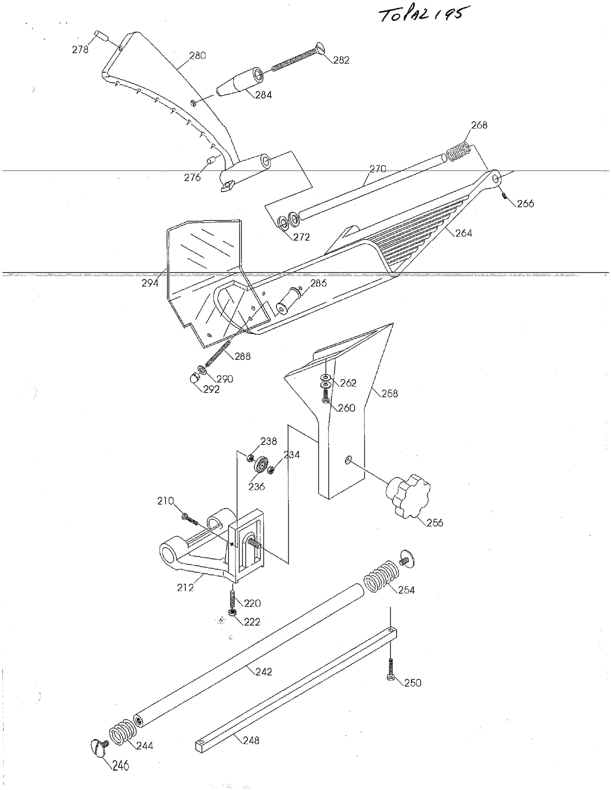 Eurodib Topaz195 Parts List