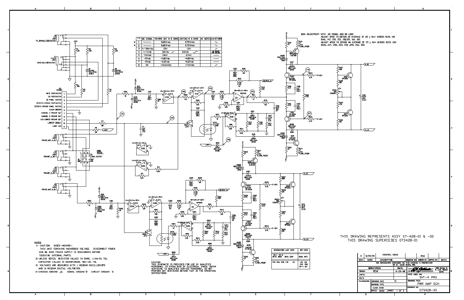 SCM SVT-4 Schematic