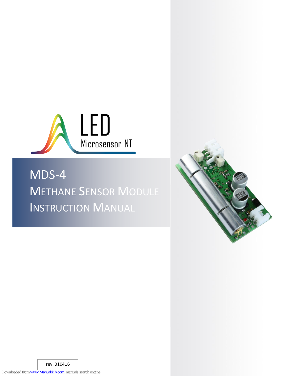 LED Microsensor NT MDS-4 Instruction Manual - ManualMachine.com