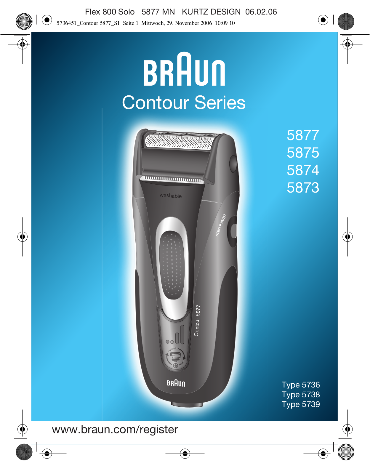 BRAUN 5875 User Manual