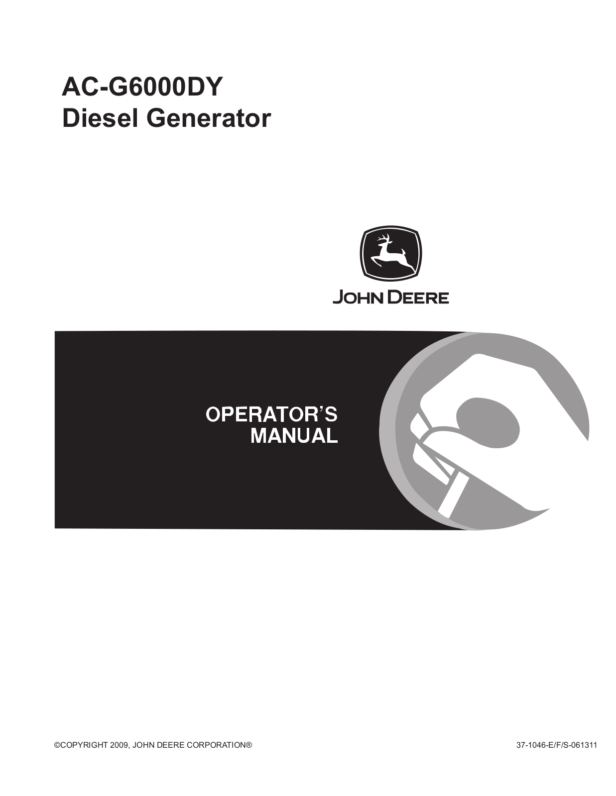 John Deere AC-G6000DY OPERATOR’S MANUAL