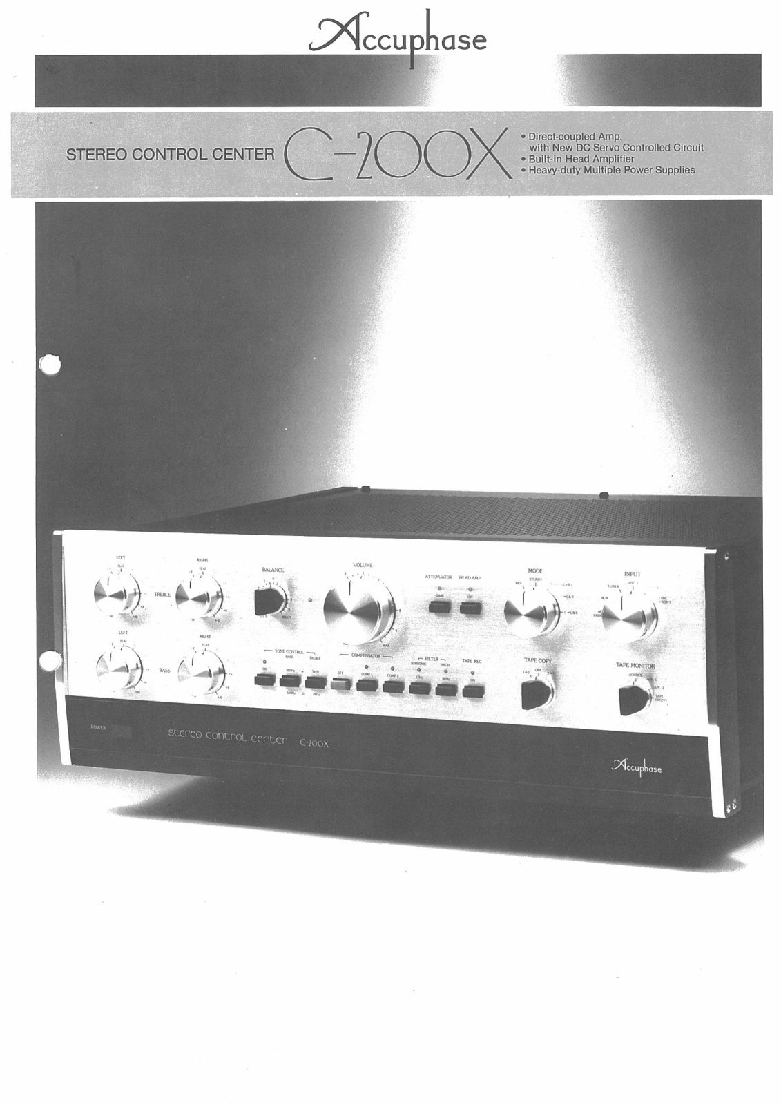 Accuphase C-200-X Brochure