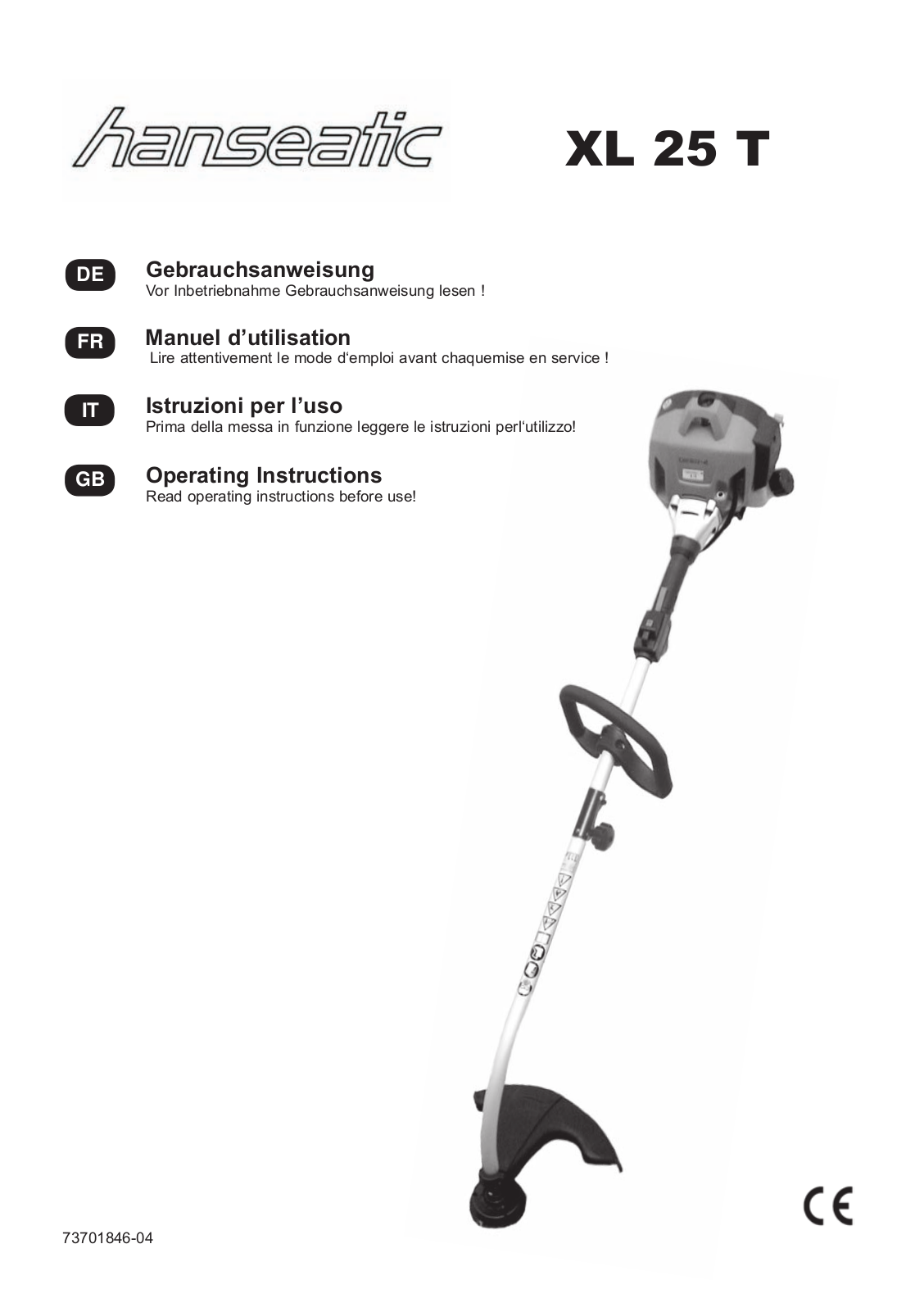 Hanseatic XL 25 T User Manual