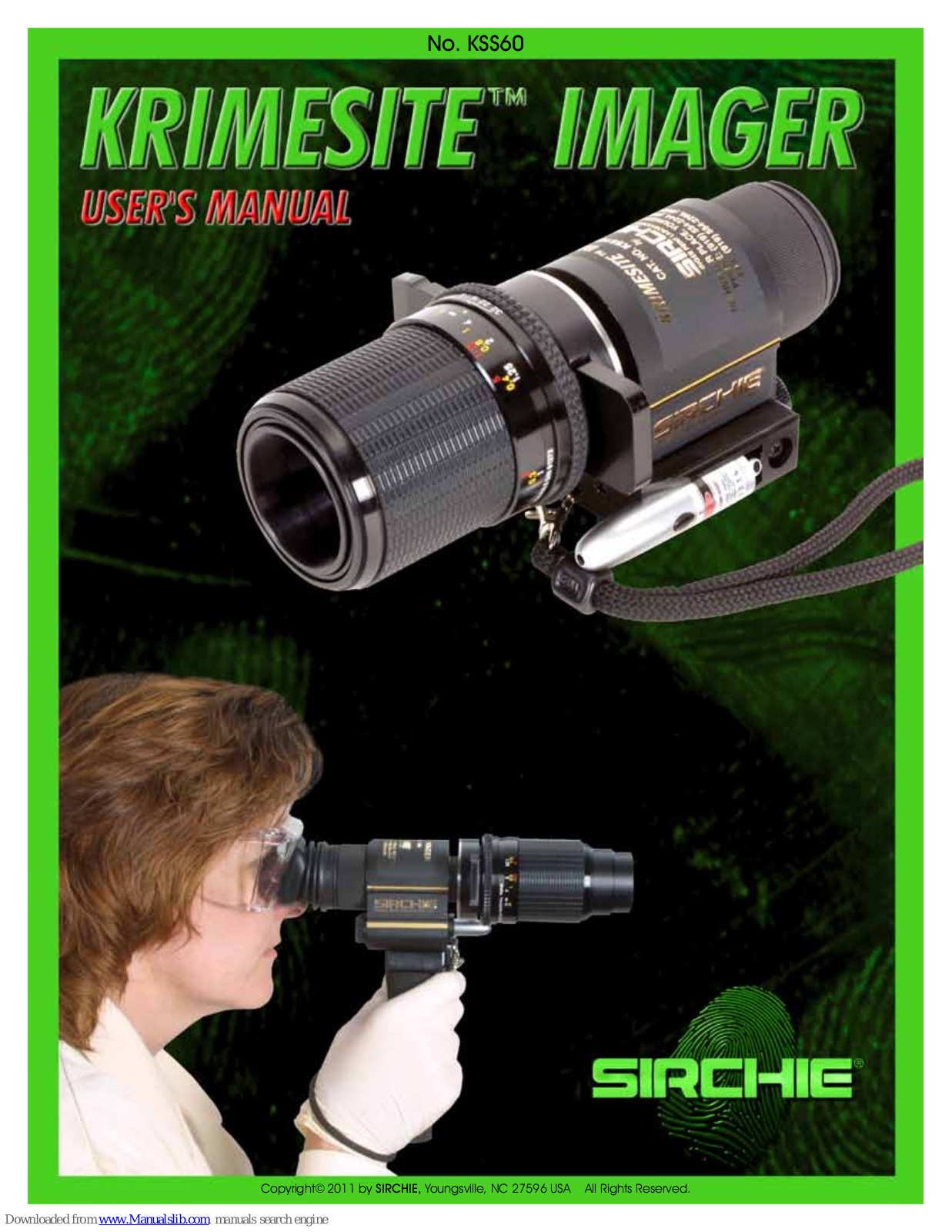 SIRCHIE KRIMESITE KSS60 User Manual