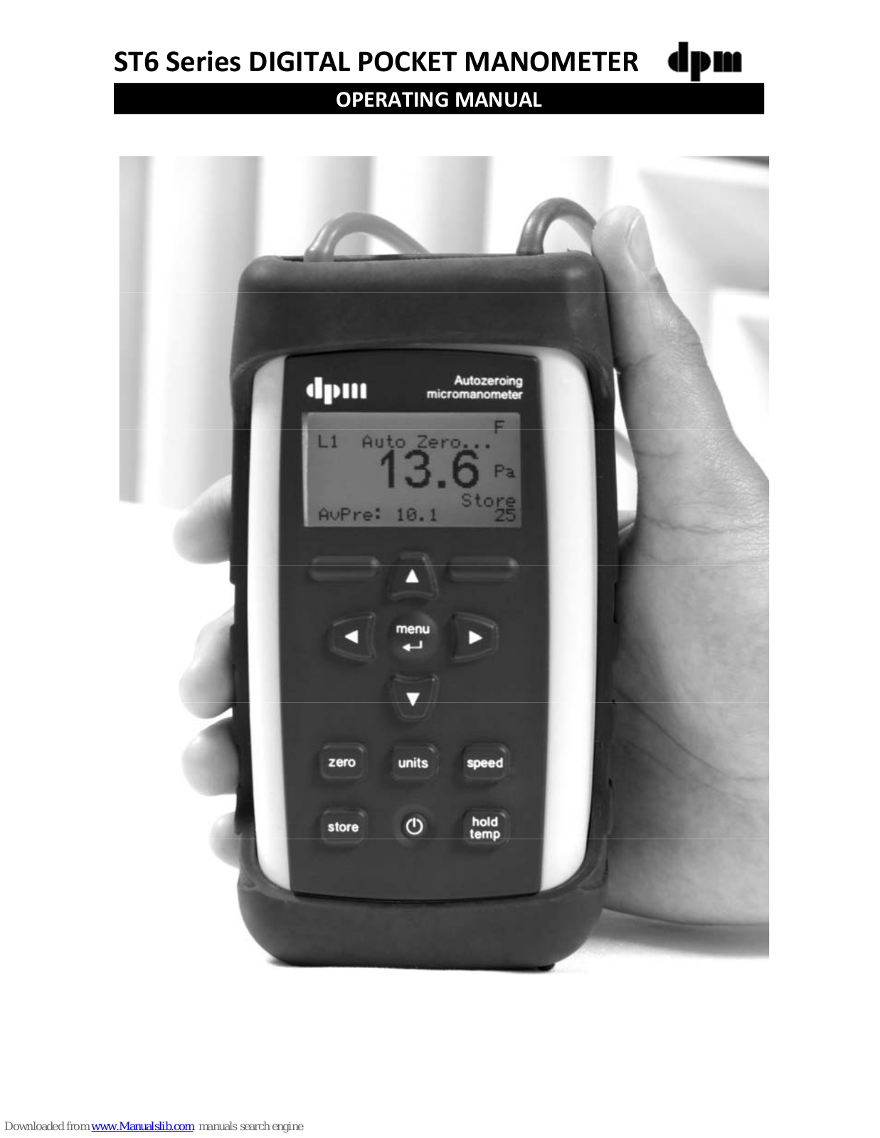 DPM ST6 Series Operating Manual - ManualMachine.com