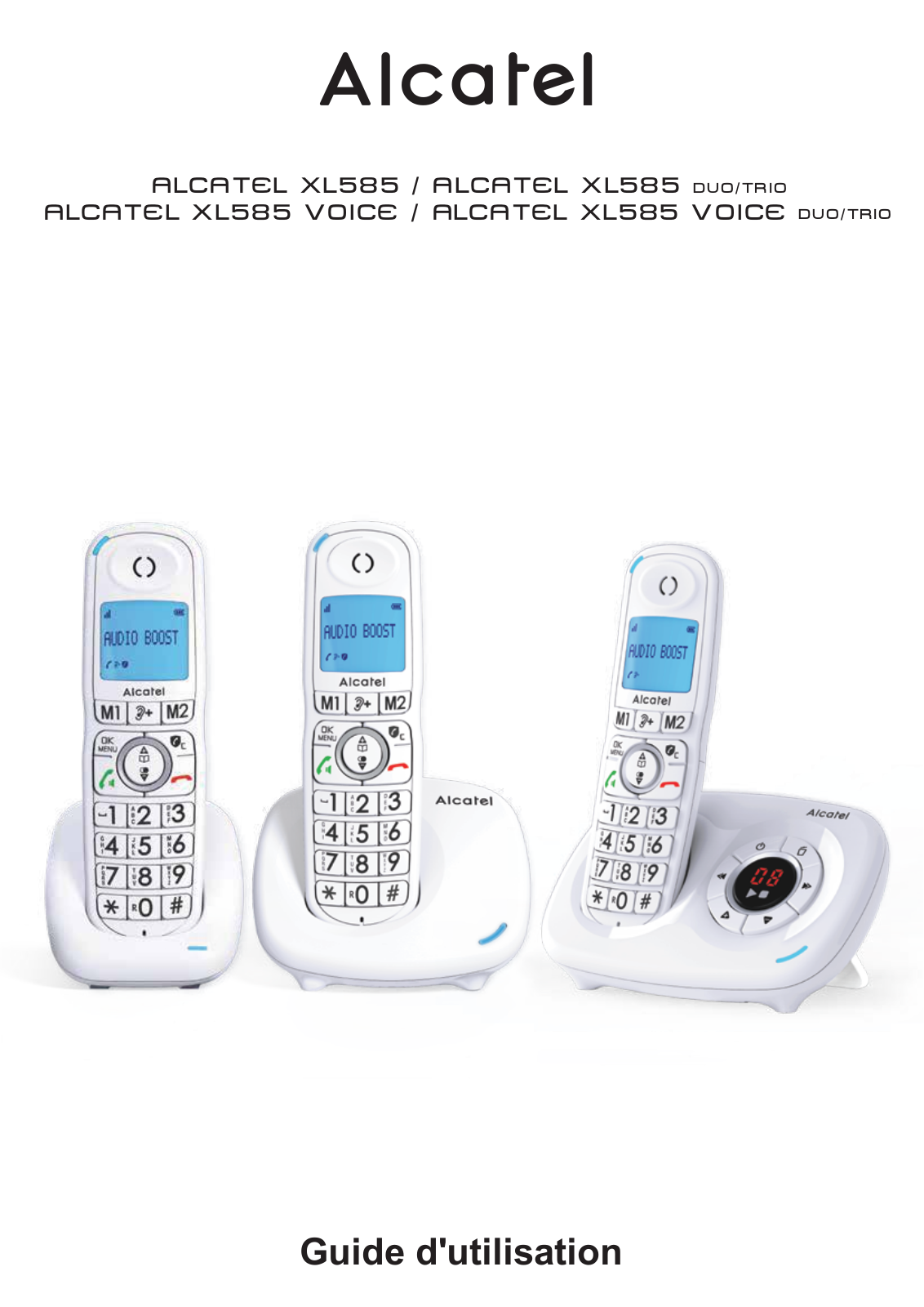 Alcatel XL585, XL585 DUO, XL585 TRIO, XL585 Voice, XL585 Voice DUO User Manual