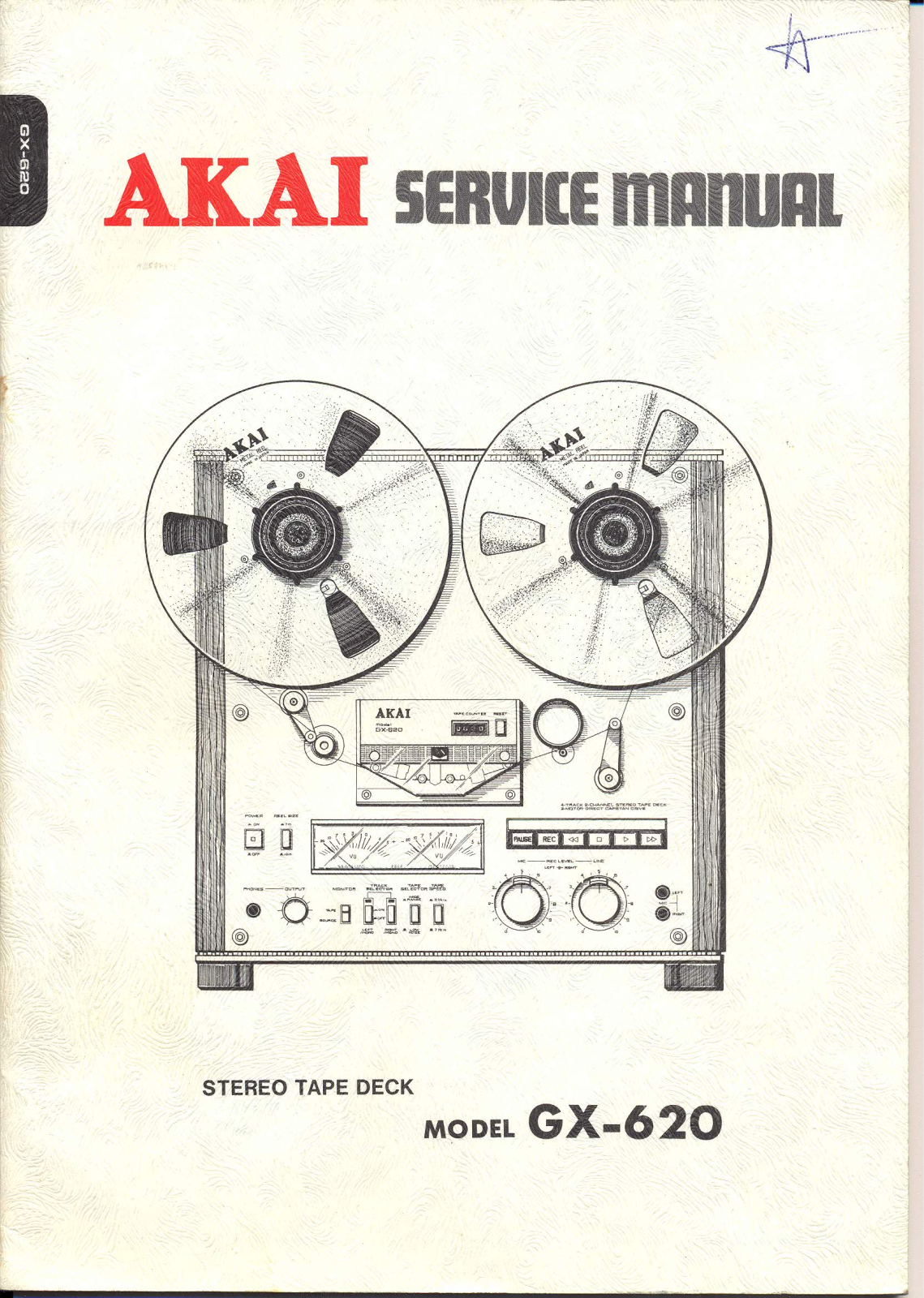 Akai GX-620 Service Manual