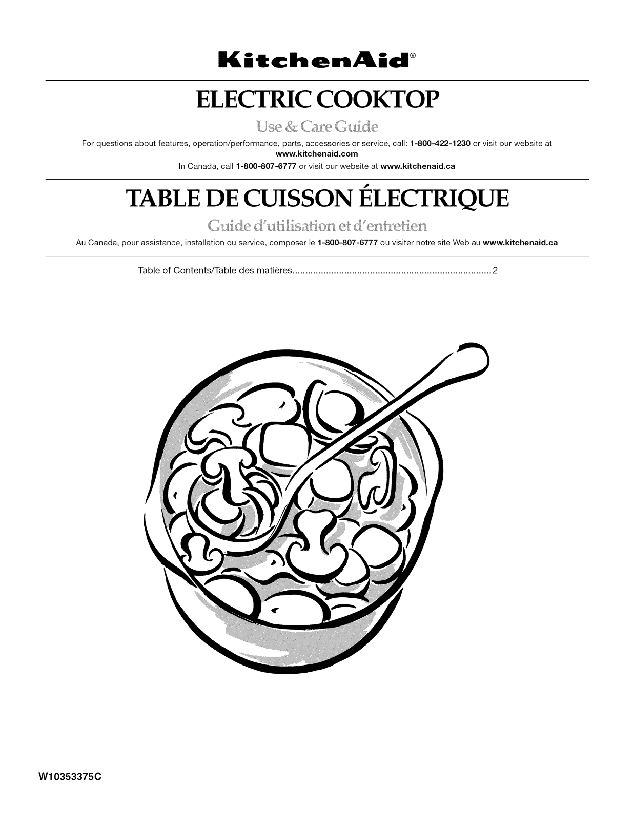 KitchenAid KECC667BSS00, KECC667BBL00, KECC664BSS00, KECC664BBL00, KECC662BSS00 Owner’s Manual