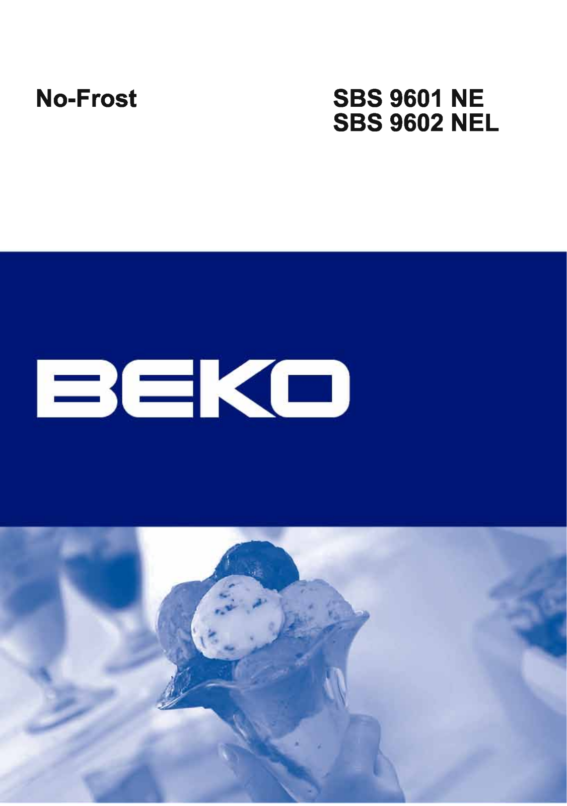 Beko SBS 9602 NEL, SBS 9601 NE User Manual