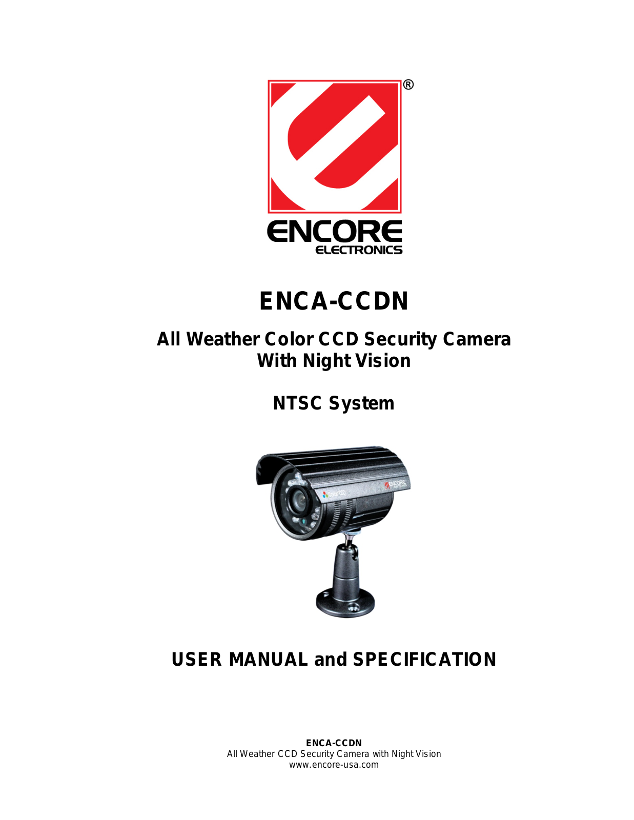 Encore ENCA-CCDN User Manual