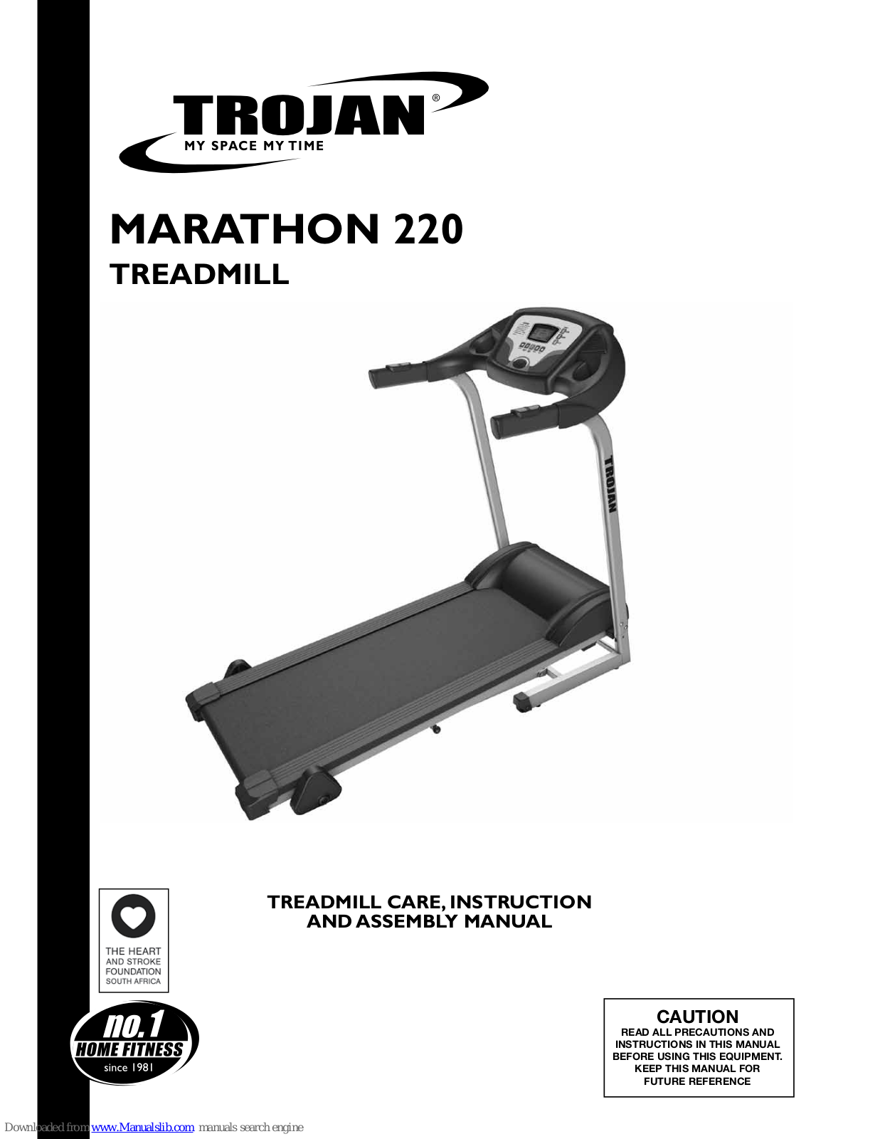 Trojan MARATHON 220 Care Instructions And Assembly Manual