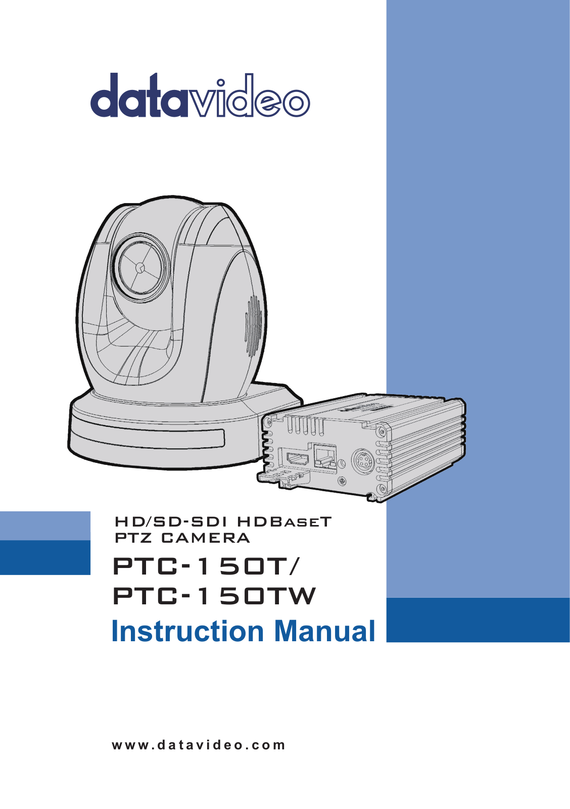 Datavideo PTC-150TWL, PTC-150TL Users Manual