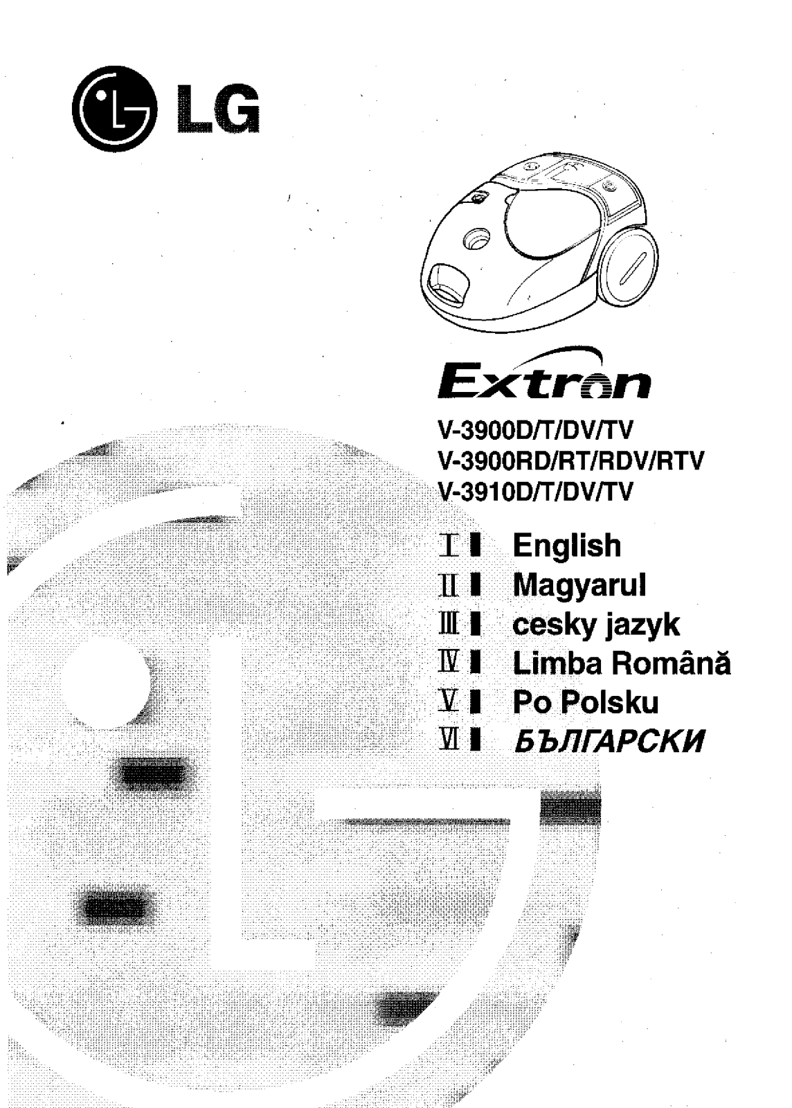 Lg V-3900T, V-3910DV, V-C3960RTV, V-3900RTV, V-3910D User Manual