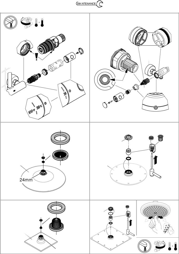 Grohe 99.0889.231 Installation Drawing