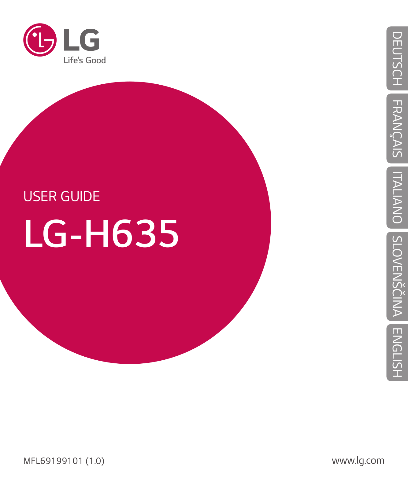 LG LG-H635 Operating Instructions