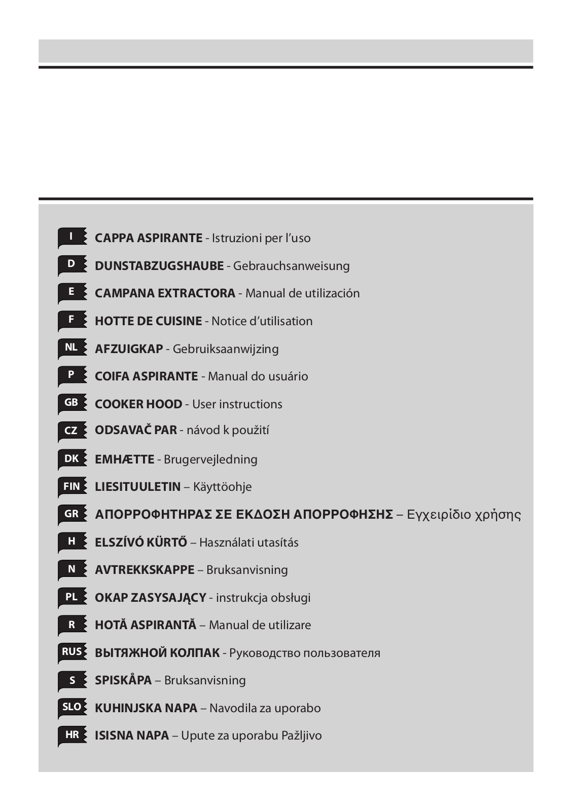 CANDY CVMI 95 X User Manual