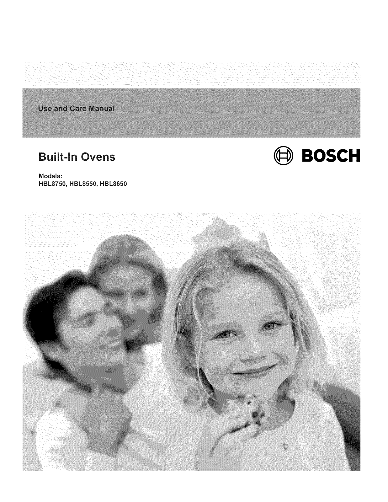 Bosch HBL8450UC/10, HBL8650UC/02, HBL8750UC/10, HBL8750UC/11, HBL8750UC/12 Owner’s Manual