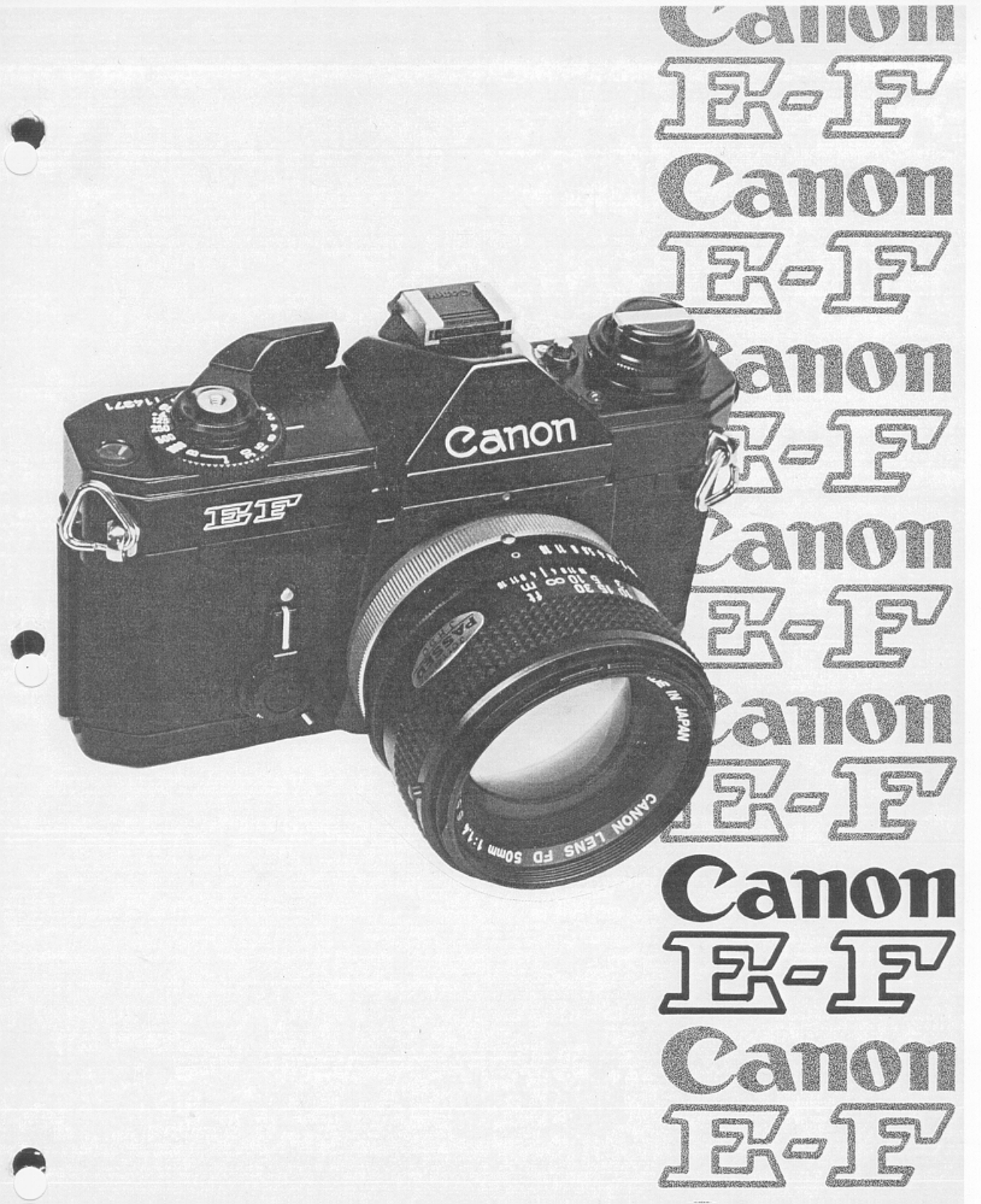 Canon E-F Repair manual