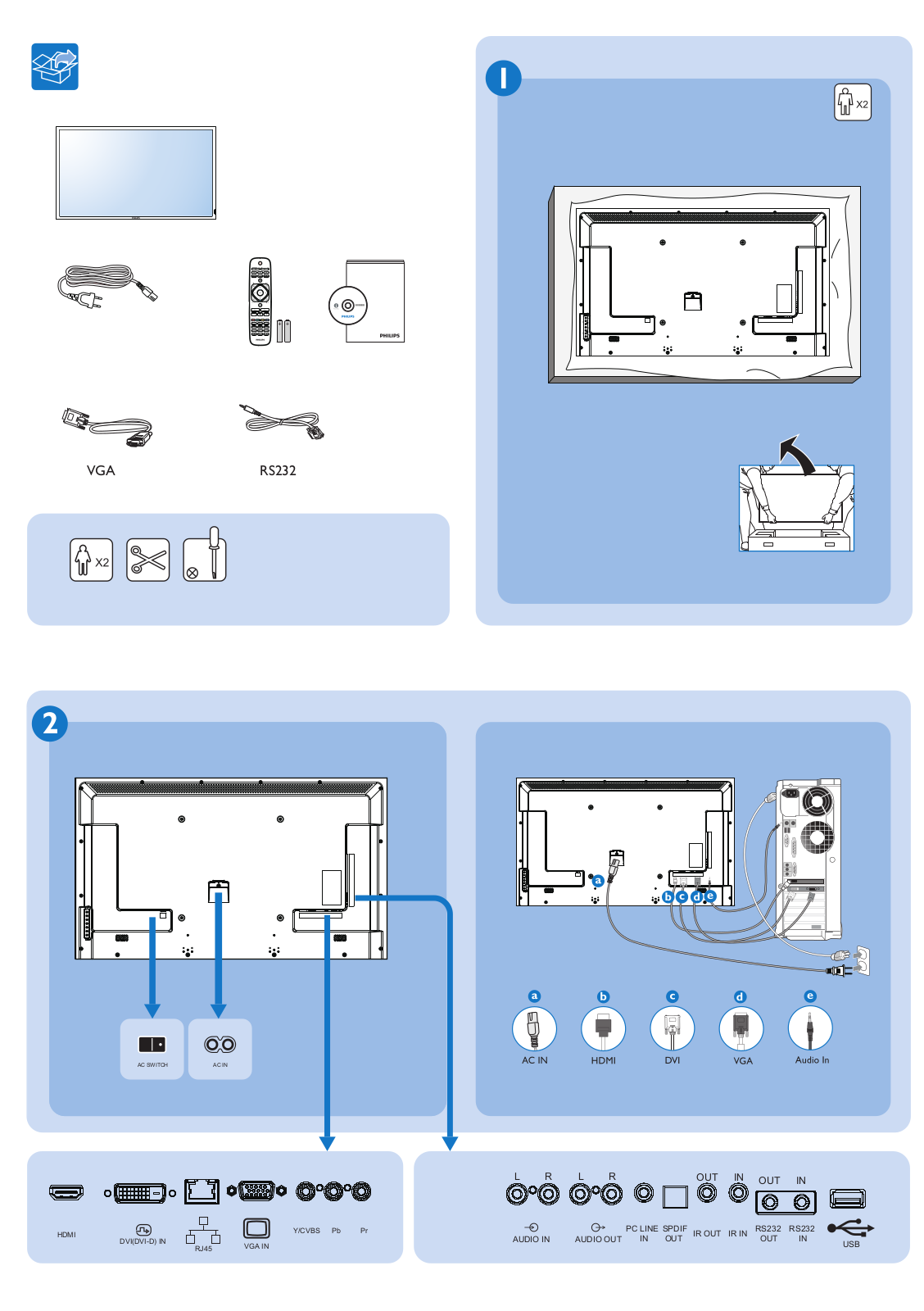 Philips BDL5520QL/00 User Manual