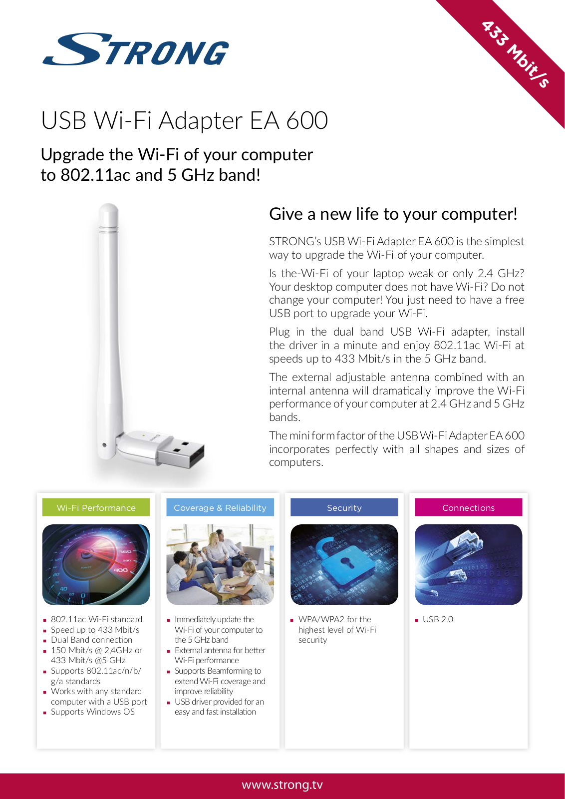 Strong USB Wi-Fi Adapter EA 600 User Manual