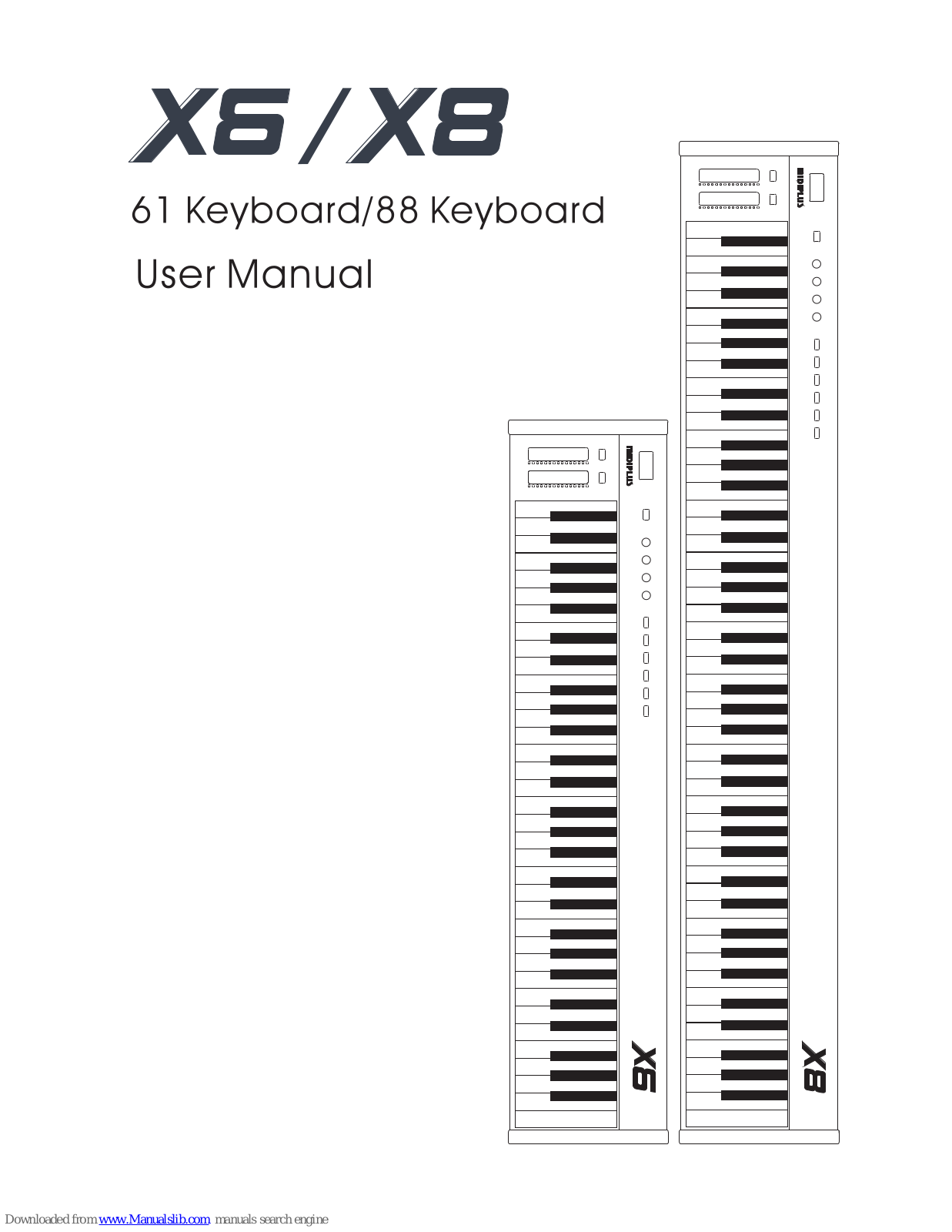 midiplus X6, X8 User Manual