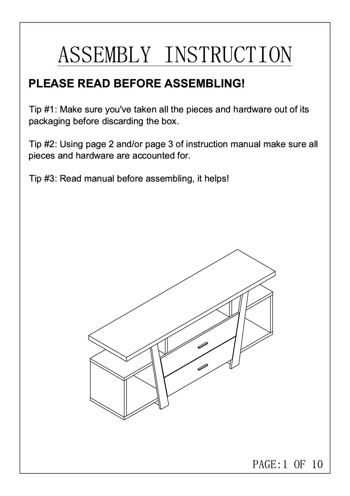 Foundry Select W001783396 Assembly Instruction - ManualMachine.com